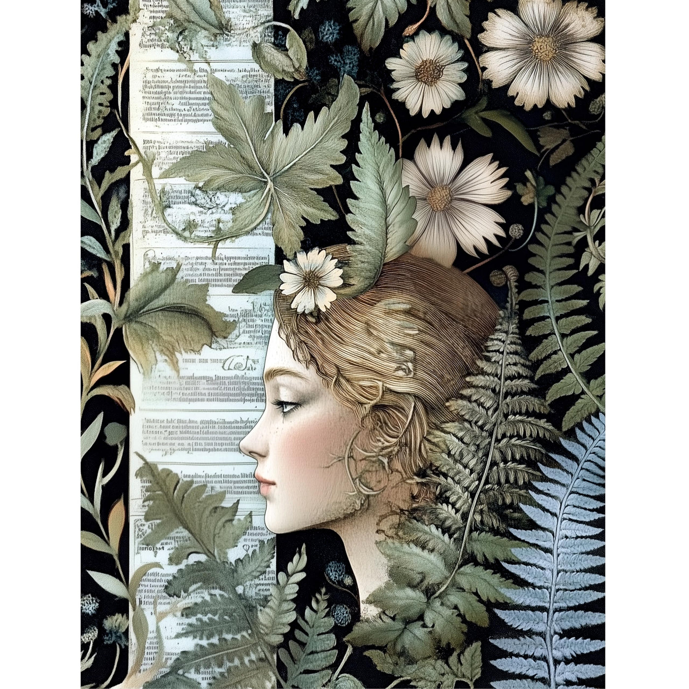 Botanical Rice Papers – Decoupage Paper Design for Furniture, Mixed Media, Cards & Crafts, Decoupage by CRAFT KREATIVELY