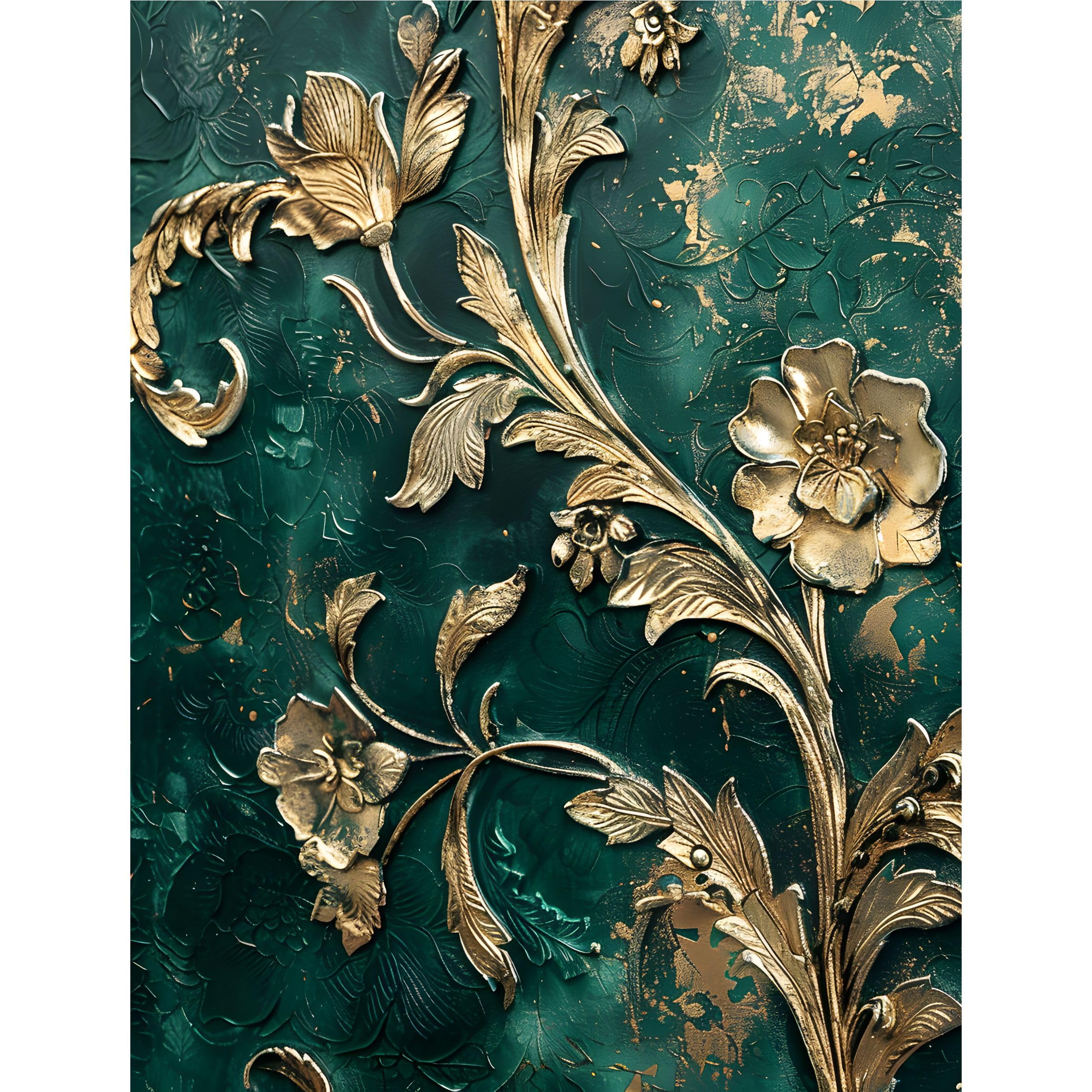 Embossed Rice Paper – for Decoupage Scrapbooking Cards Crafts