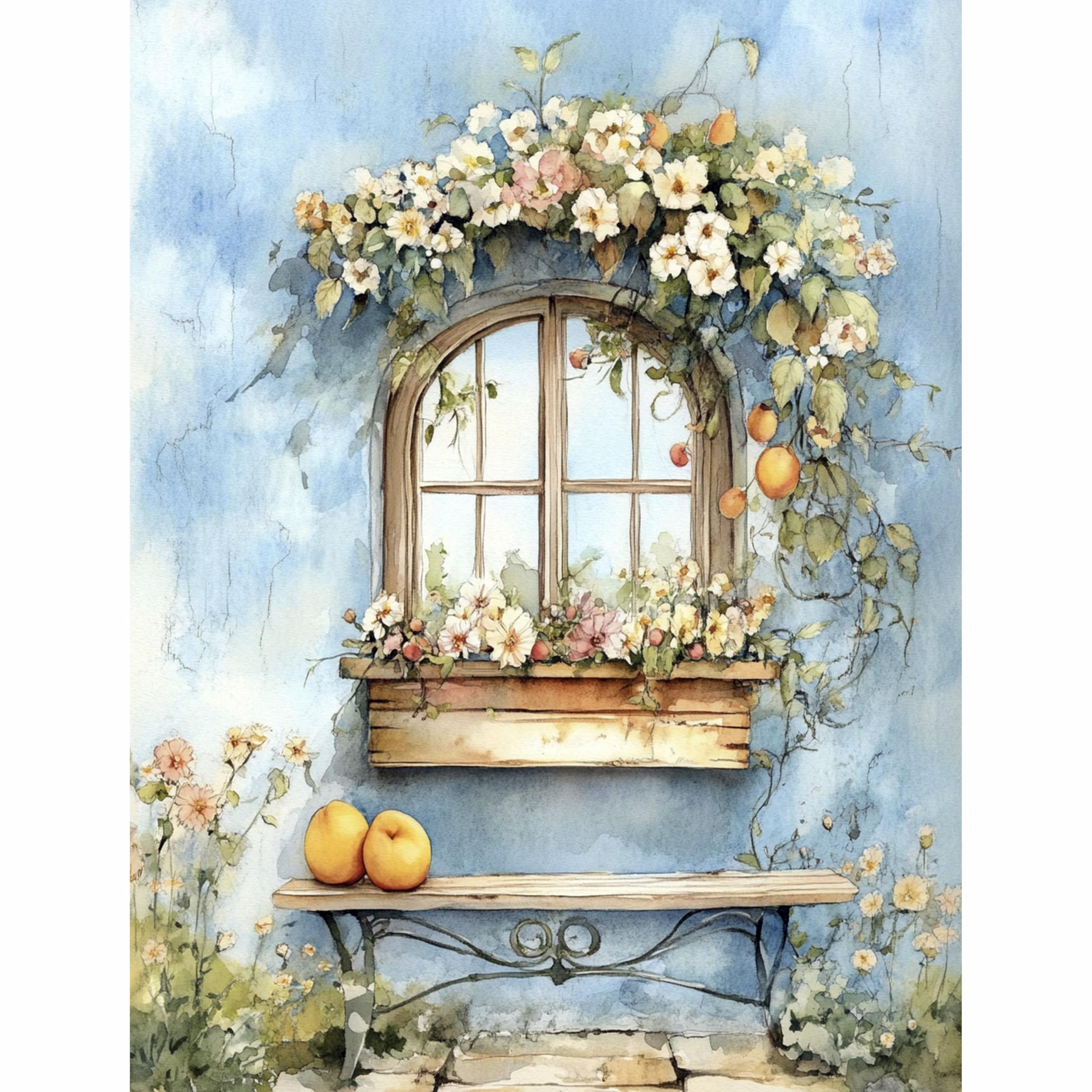 Decoupage Rice Paper, 20 x 26.5cm(6 Sheets) – 6x Decoupage Papers for Collage, Mixed Media, Card Making & Crafts, Decoupage by CRAFT KREATIVELY