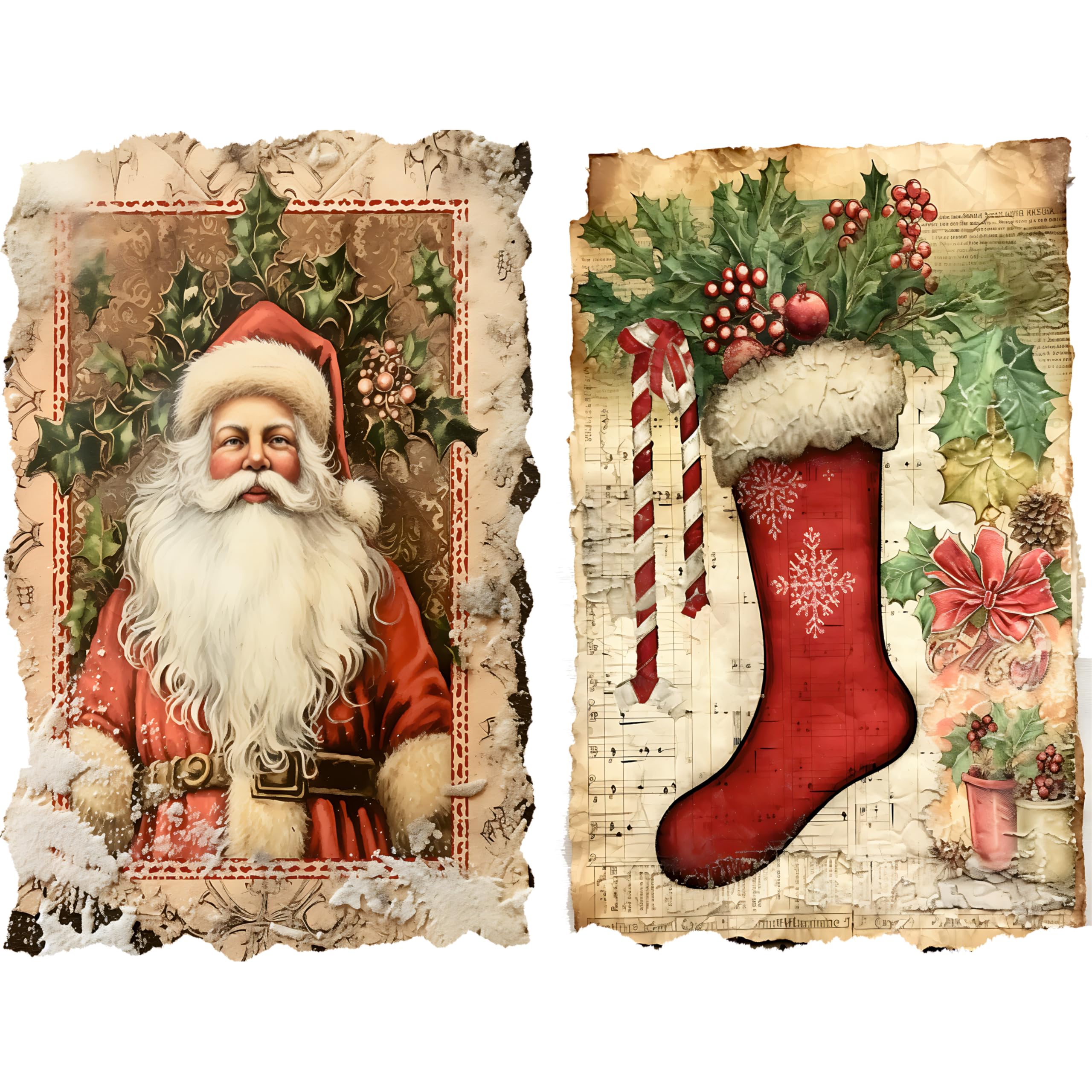 Decoupage Rice Paper, 8 x 10.5” (A4) – 9 Pages – 18 Coordinated Designs – Premium 30gsm Craft Paper for Furniture, Scrapbooking & DIY Décor by Craft Kreatively