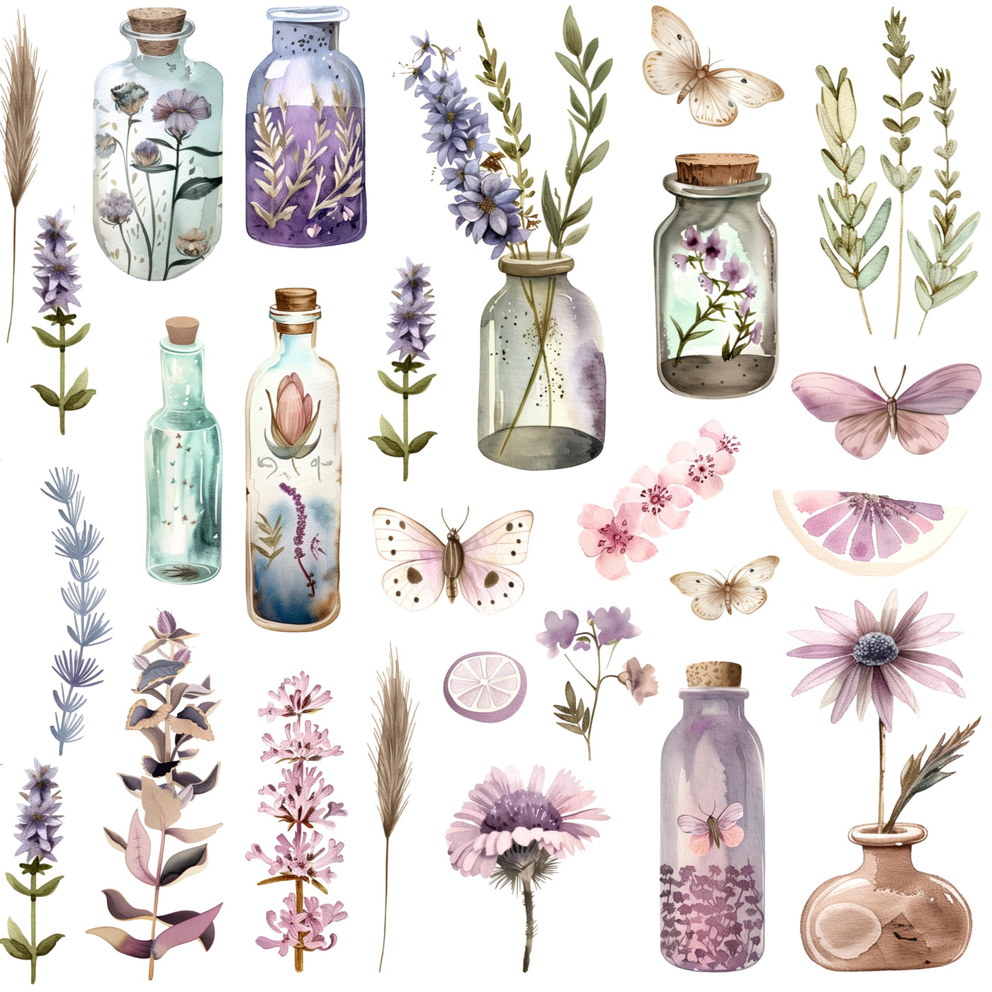 Decoupage Rice Paper (2 pc) - 24+ Decoupage 3 inch (7.6cm) Mini Designs for Collage, Card Making & Crafts, Decoupage by CRAFT KREATIVELY