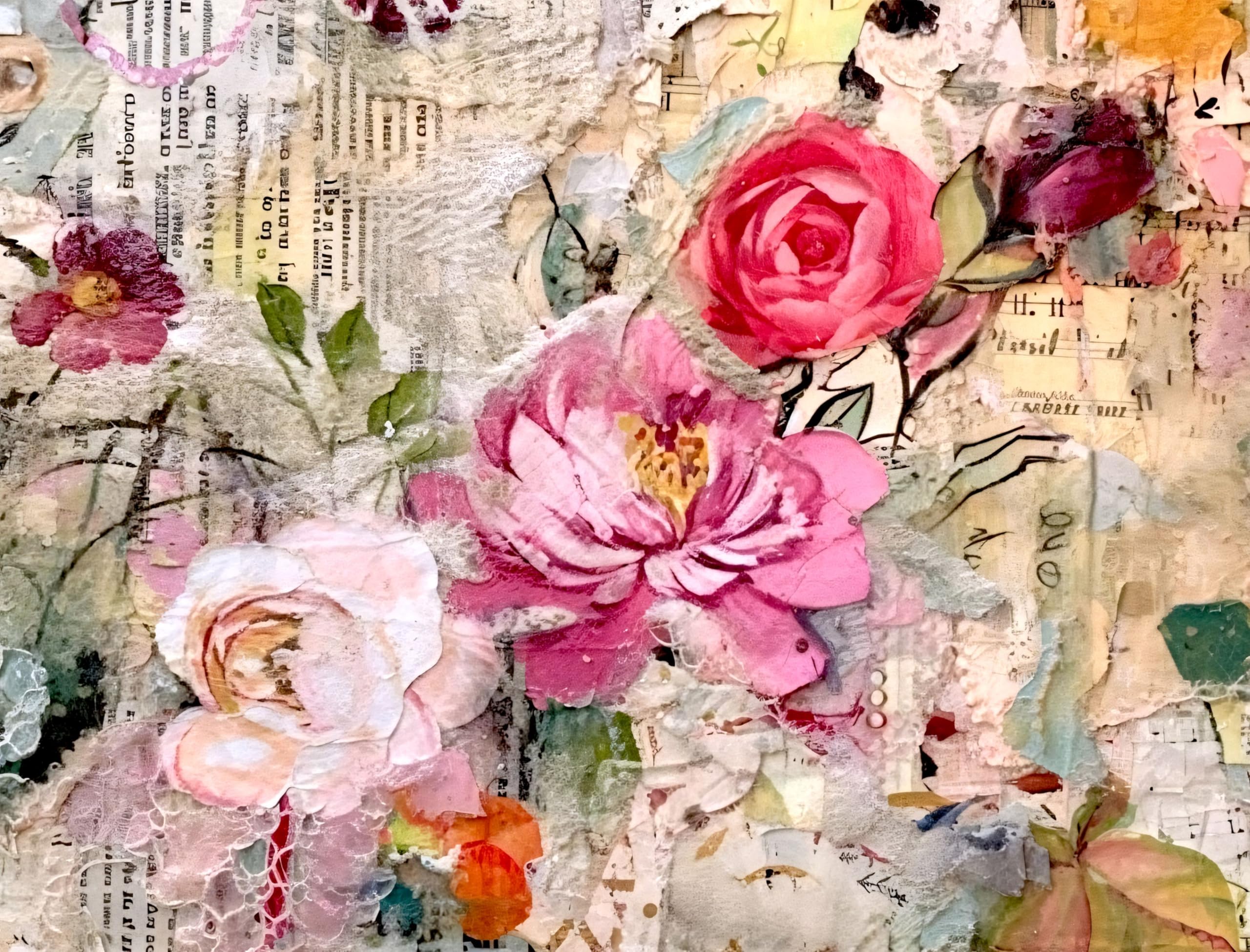 Decoupage Rice Papers - 6 Pieces | 6 Unique Designs | Versatile Decoupage Designs for Art Projects & Crafting by CRAFT KREATIVELY