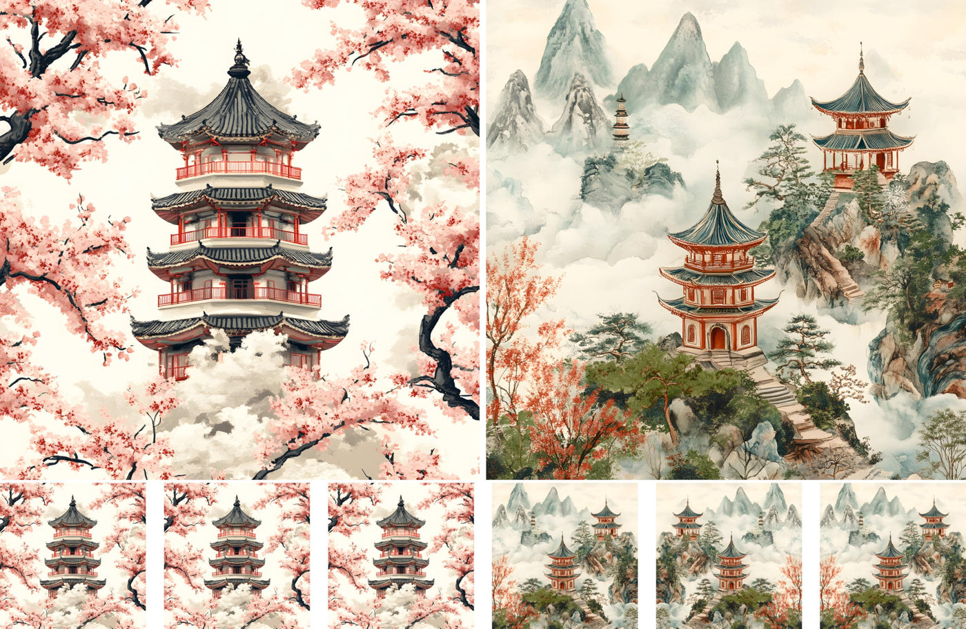 Decoupage Rice Papers - 4 Sheets | 8 Unique Designs | Versatile Christmas Designs for Art Projects & Crafting by CRAFT KREATIVELY