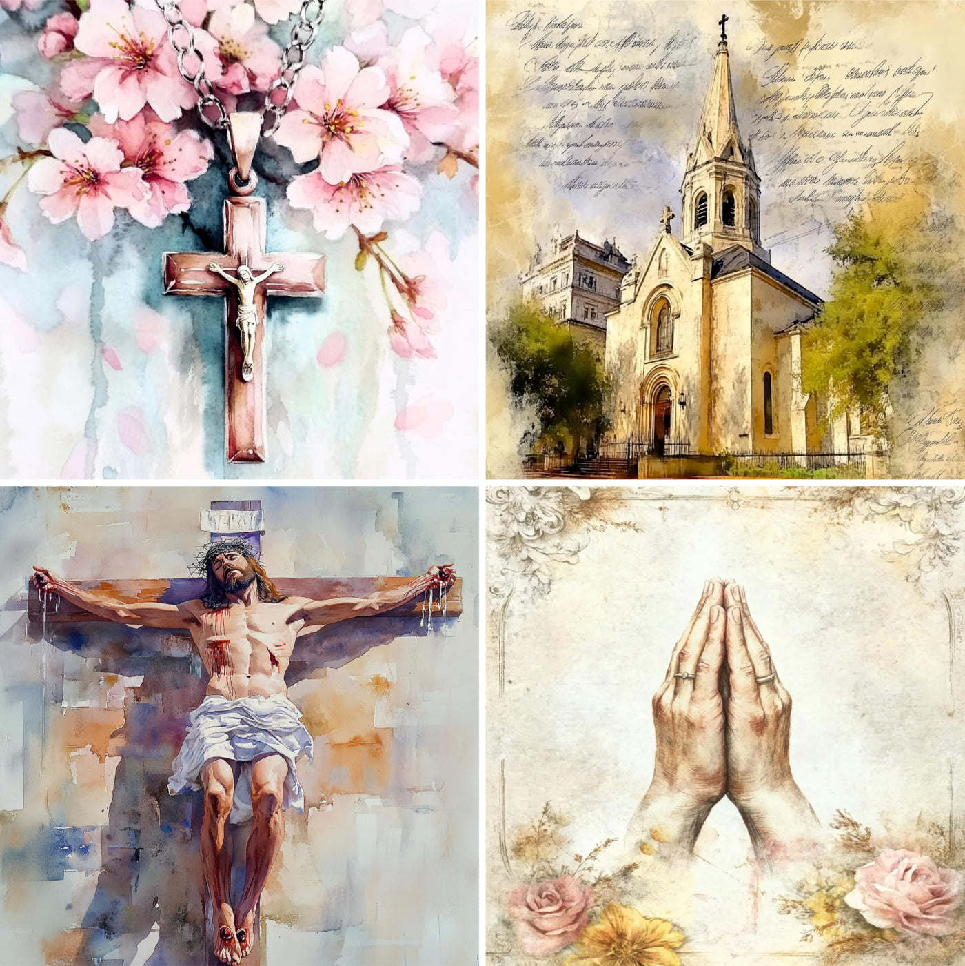 Christian Rice Papers – Decoupage Paper Design for Furniture, Mixed Media, Cards & Crafts, Decoupage by CRAFT KREATIVELY