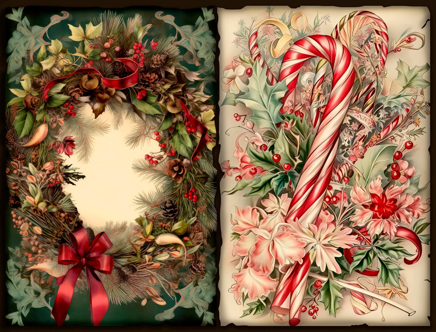 Decoupage Rice Papers - 6 Pieces | 6 Unique Designs | Versatile Decoupage Designs for Art Projects & Crafting by CRAFT KREATIVELY