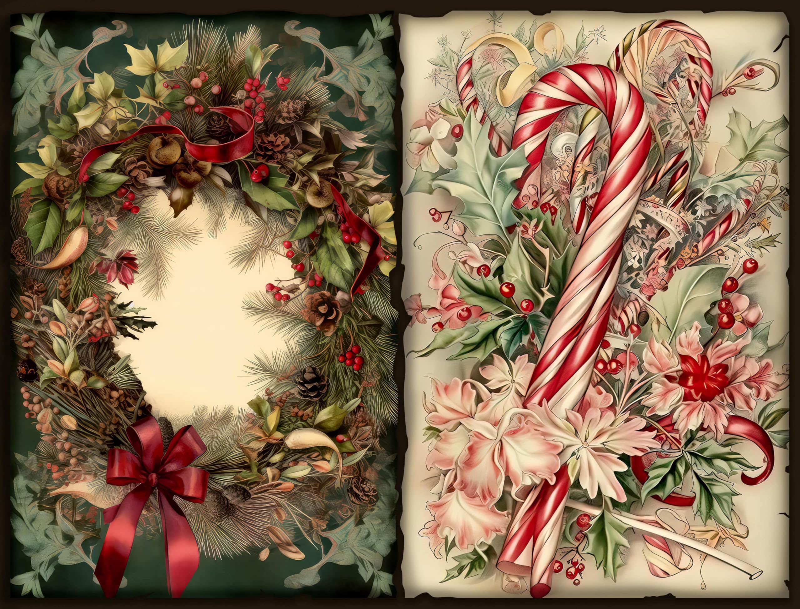 Decoupage Rice Papers - 6 Pieces | 6 Unique Designs | Versatile Decoupage Designs for Art Projects & Crafting by CRAFT KREATIVELY
