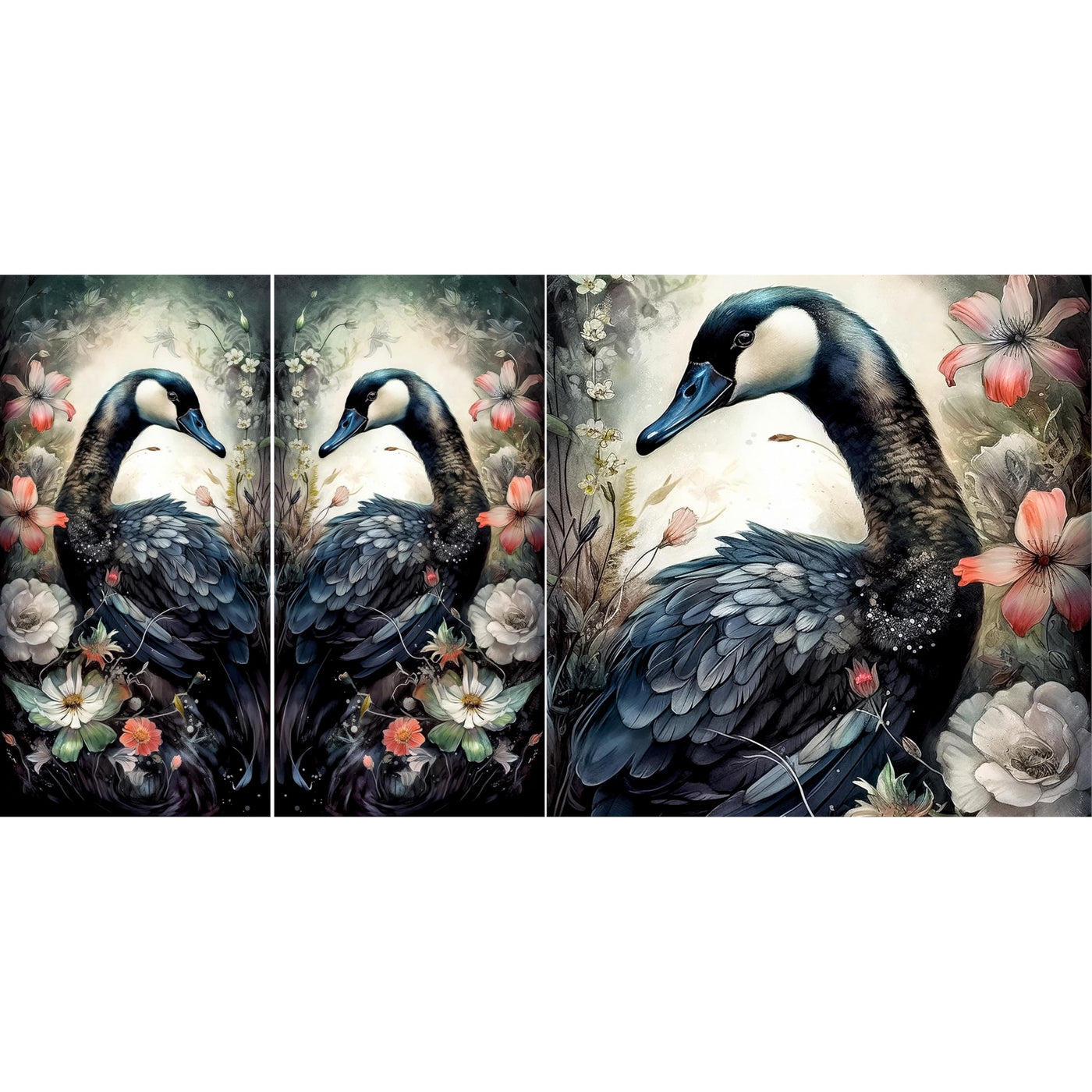 Decoupage Rice Paper, 29 x 29cm (2 sheets) - 3x images for Furniture Poster Craft Decoupage by CRAFT KREATIVELY