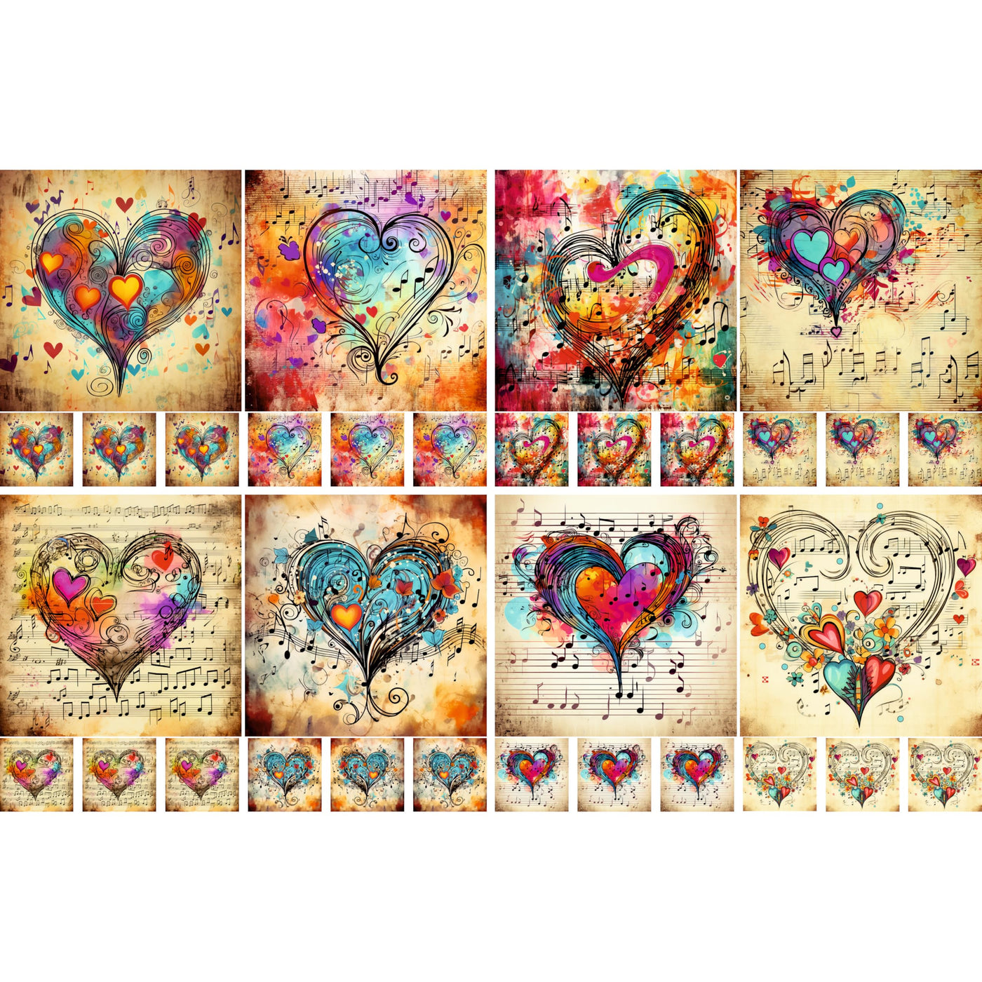 Decoupage Rice Papers - 4 Sheets | 8 Unique Designs | Versatile Christmas Designs for Art Projects & Crafting by CRAFT KREATIVELY