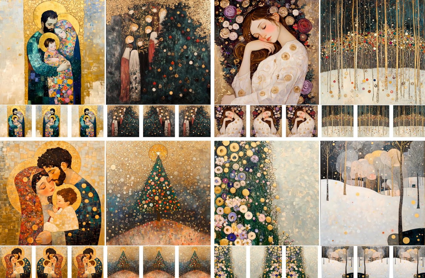 Decoupage Rice Papers - 4 Sheets | 32 Pieces | 8 Unique Designs | Versatile Designs for Art Projects & Crafting by CRAFT KREATIVELY
