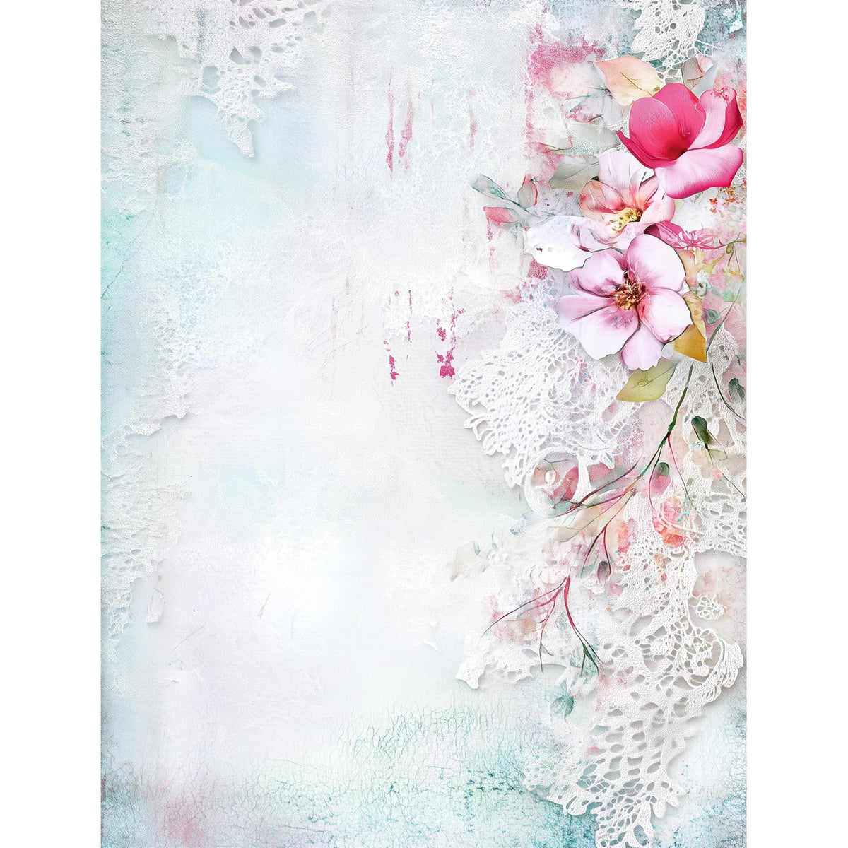 Sewing Rice Papers – Decoupage Paper Design for Furniture, Mixed Media, Cards & Crafts, Decoupage by CRAFT KREATIVELY