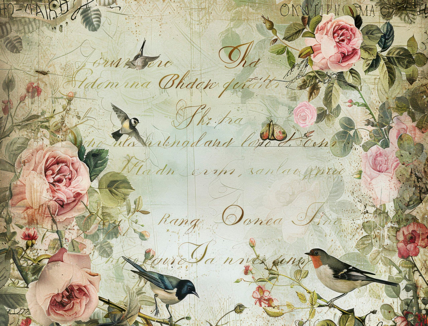 Decoupage Rice Papers - 6 Pieces | 6 Unique Designs | Versatile Decoupage Designs for Art Projects & Crafting by CRAFT KREATIVELY