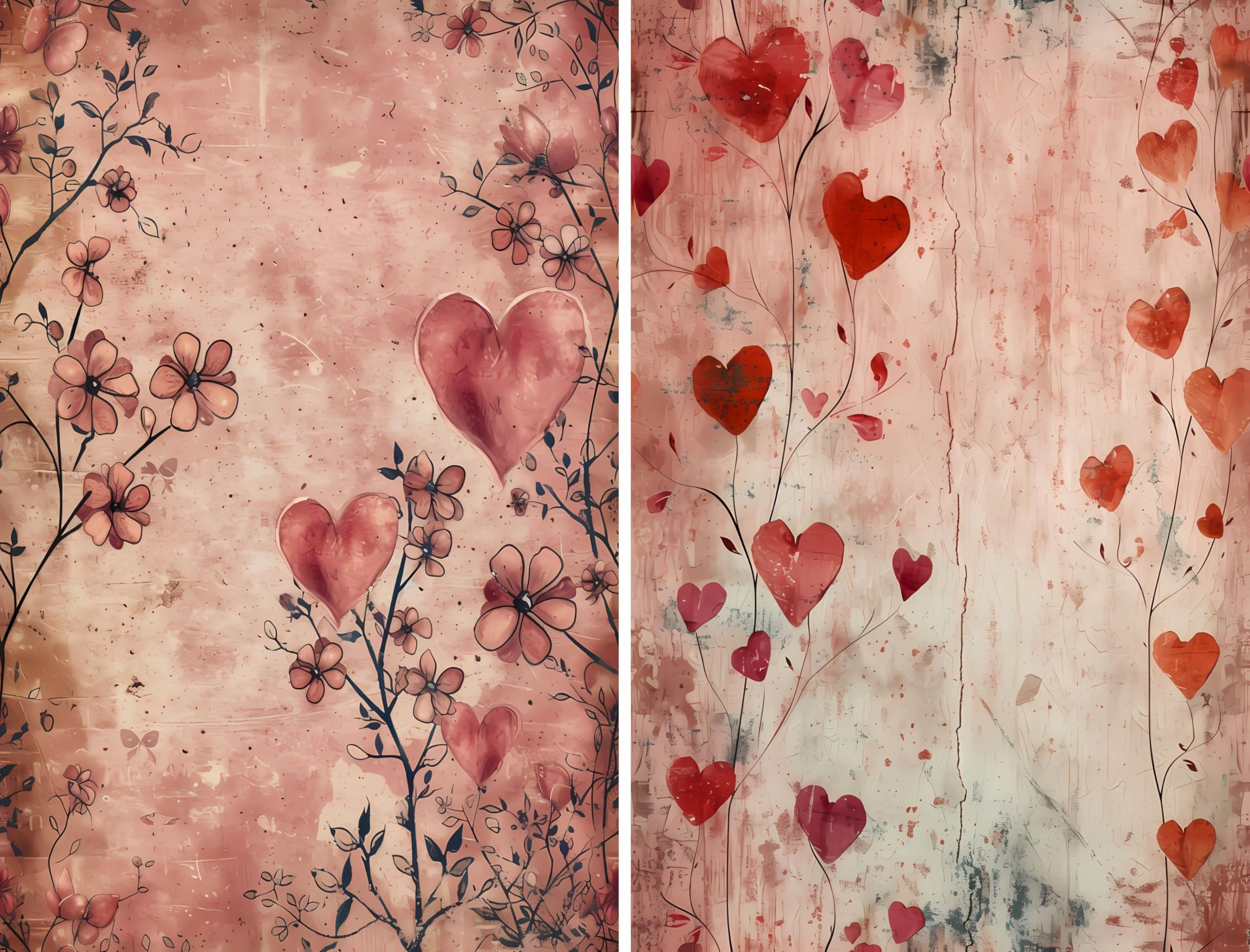 Decoupage Rice Papers - 6 Pieces | 6 Unique Designs | Versatile Decoupage Designs for Art Projects & Crafting by CRAFT KREATIVELY