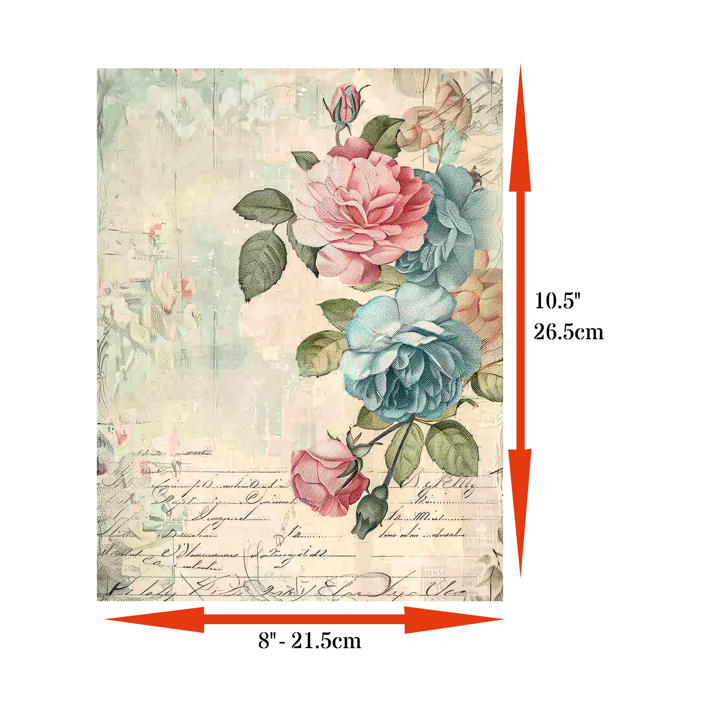 Decoupage Rice Papers - 6 Pieces | 6 Unique Designs | Versatile Decoupage Designs for Art Projects & Crafting by CRAFT KREATIVELY