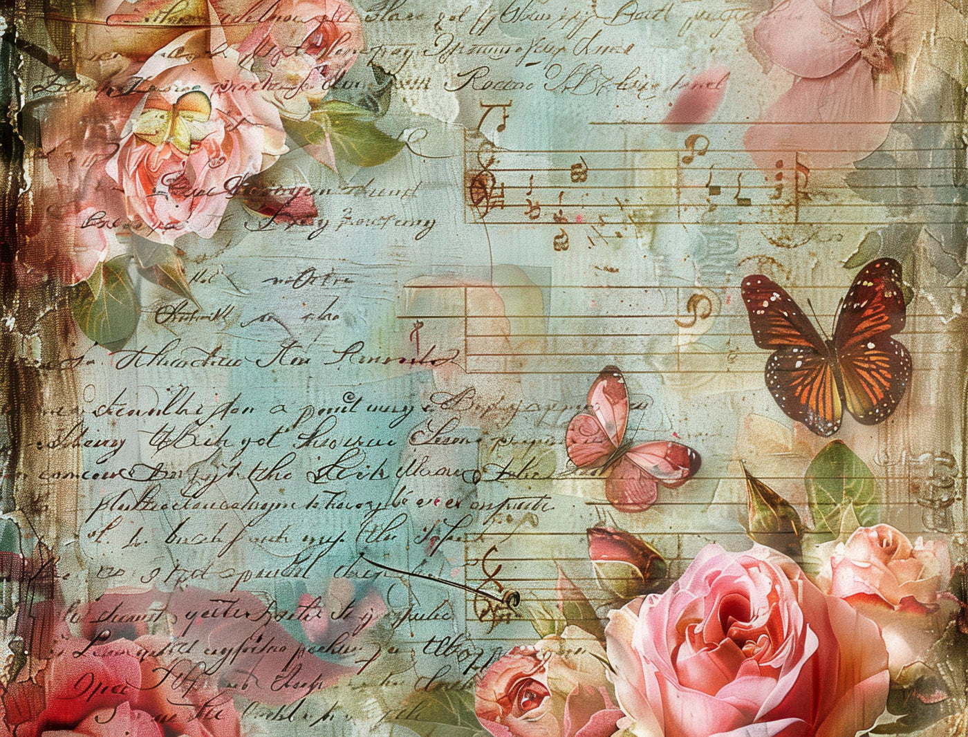 Decoupage Rice Papers - 6 Pieces | 6 Unique Designs | Versatile Decoupage Designs for Art Projects & Crafting by CRAFT KREATIVELY