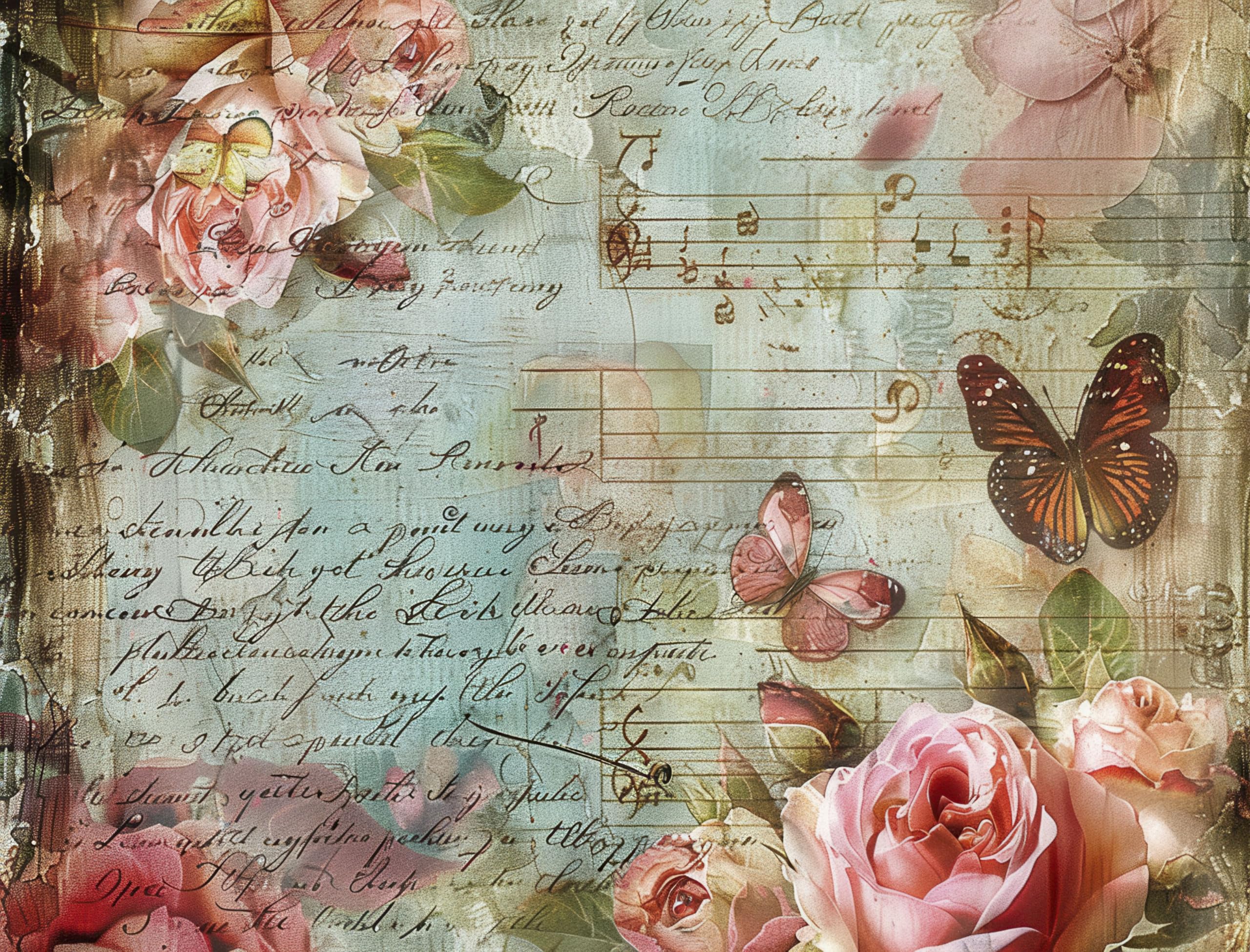 Decoupage Rice Papers - 6 Pieces | 6 Unique Designs | Versatile Decoupage Designs for Art Projects & Crafting by CRAFT KREATIVELY