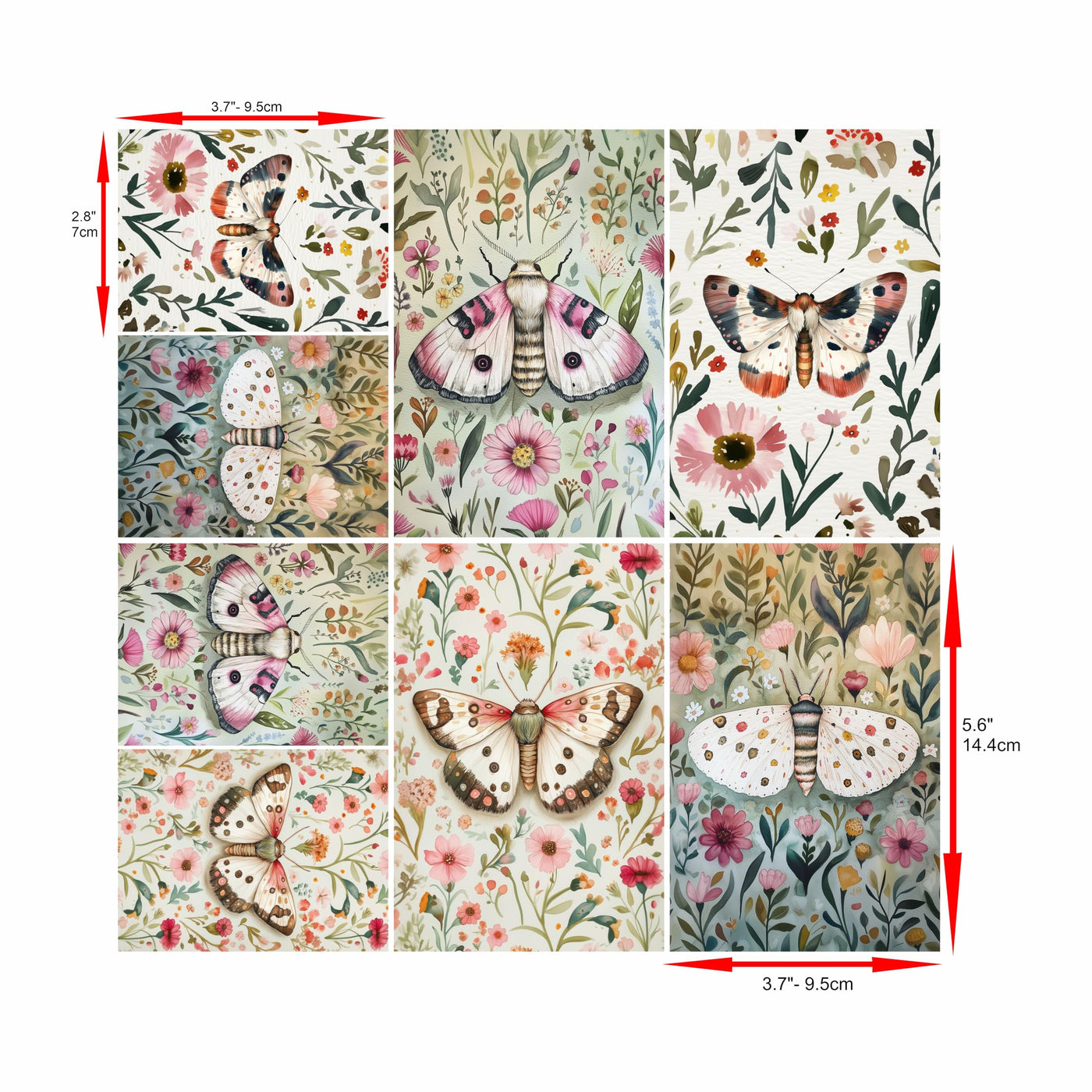 Animal Smalls Rice Papers – Decoupage Paper 16x Designs for Collage, Mixed Media, Card Making & Crafts, Decoupage by CRAFT KREATIVELY