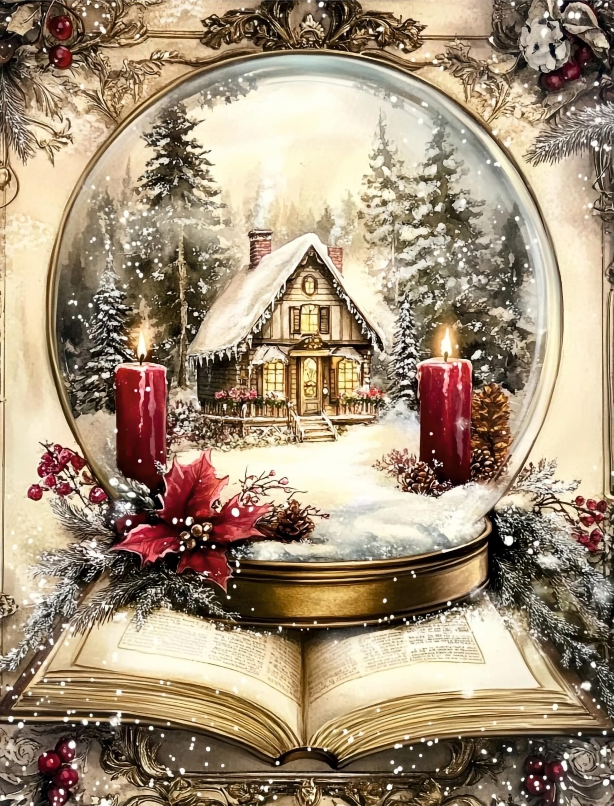 Decoupage Rice Papers – Decoupage Paper Design for Furniture, Mixed Media, Cards & Crafts, Decoupage by CRAFT KREATIVELY