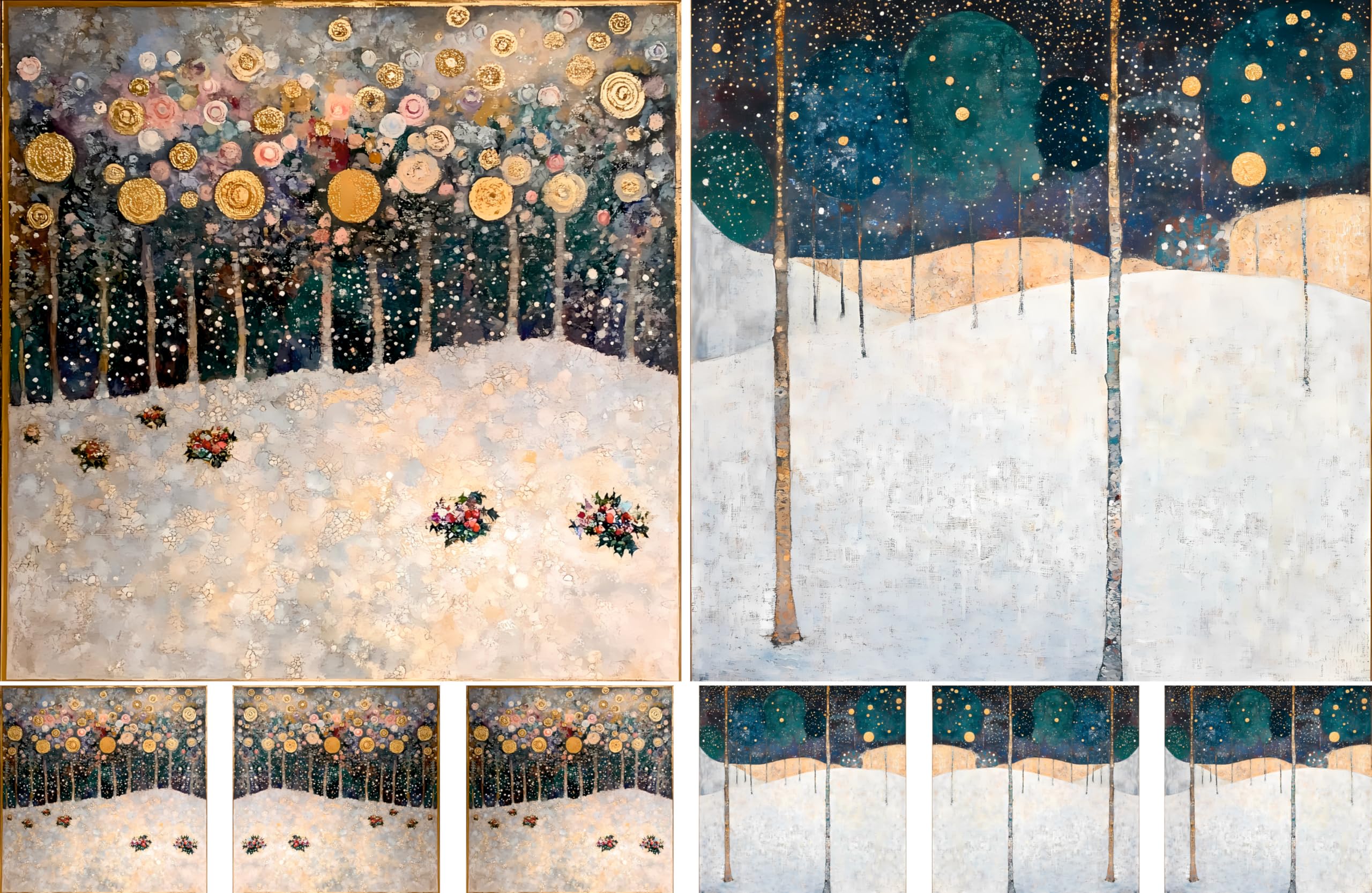 Decoupage Rice Papers - 4 Sheets | 32 Pieces | 8 Unique Designs | Versatile Designs for Art Projects & Crafting by CRAFT KREATIVELY
