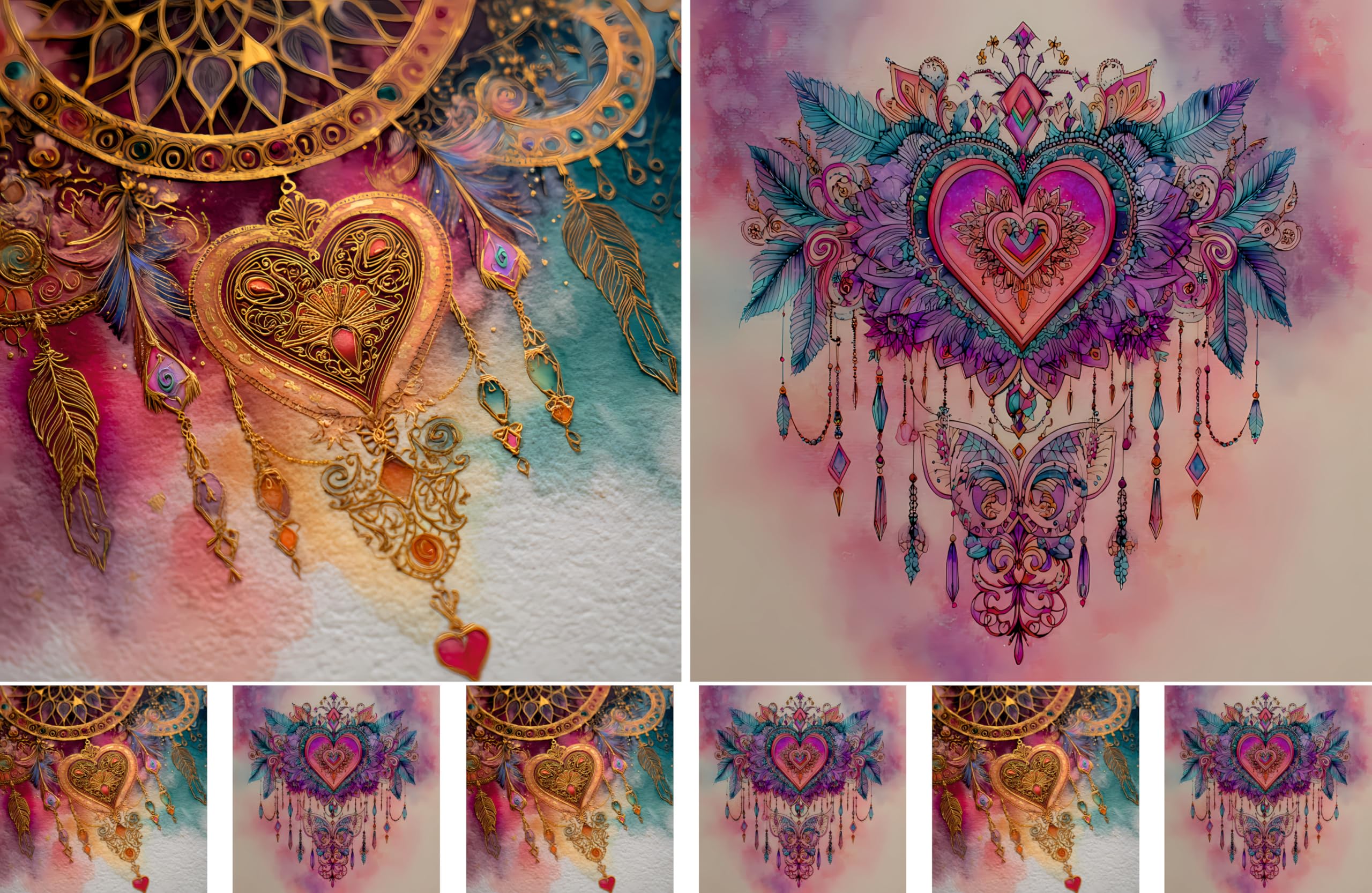 Decoupage Rice Papers - 4 Sheets | 8 Unique Designs | Versatile Christmas Designs for Art Projects & Crafting by CRAFT KREATIVELY