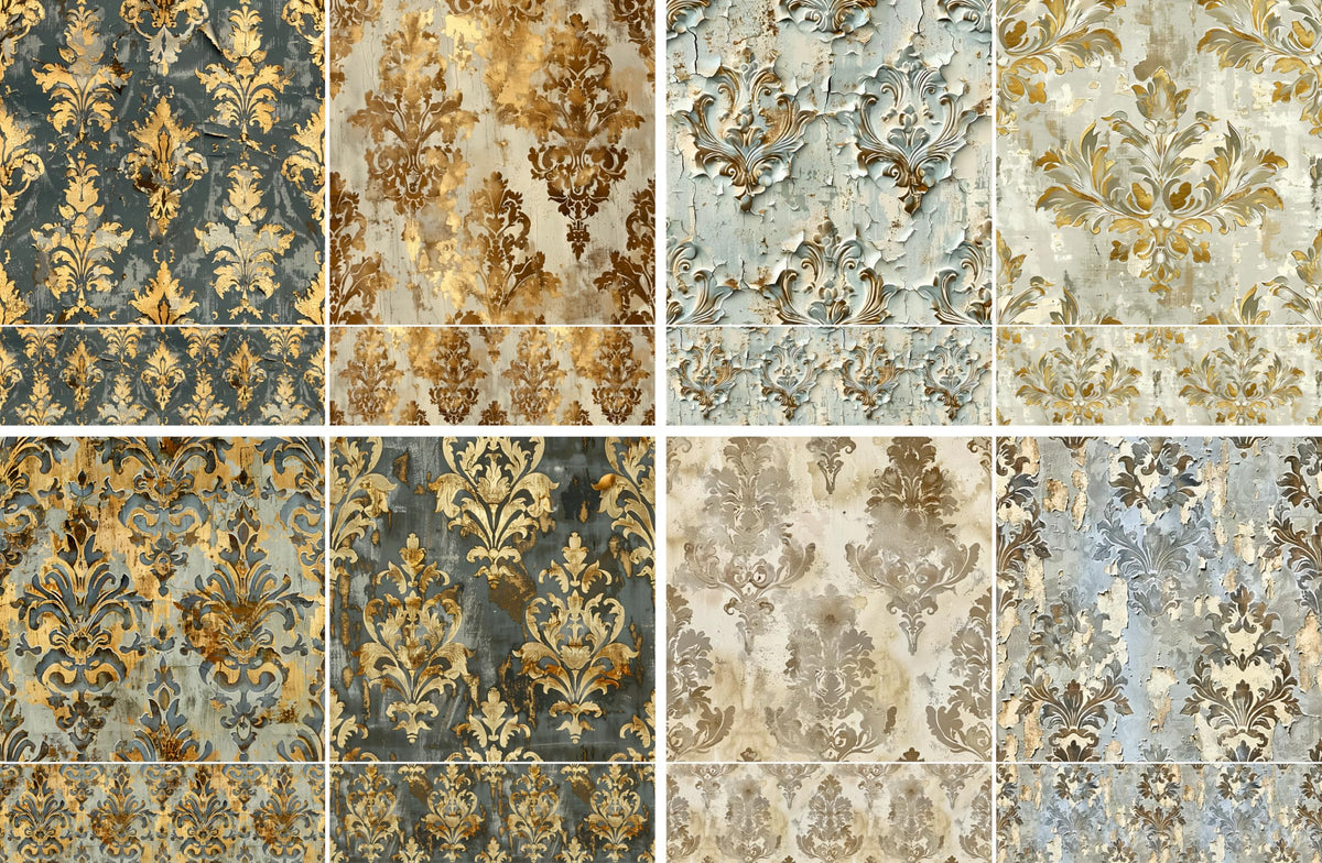 Square Rice Papers – Decoupage Paper Design for Furniture, Mixed Media, Cards & Crafts, Decoupage by CRAFT KREATIVELY