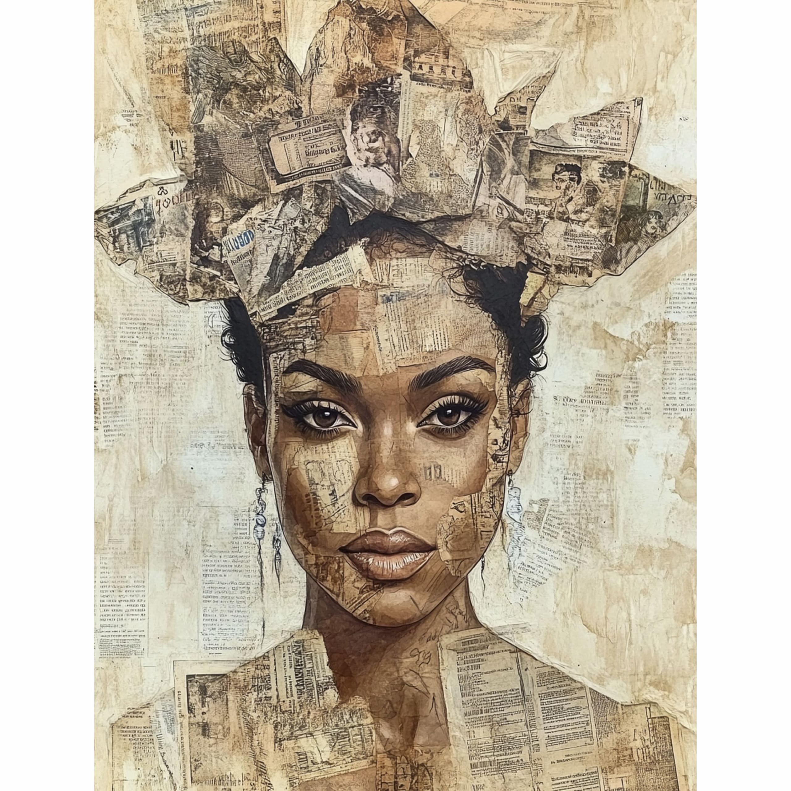 Decoupage Rice Paper, 20 x 26.5cm (6 Sheets) – 6x Decoupage Beauty Papers for Collage, Mixed Media, Card Making & Crafts, Decoupage by CRAFT KREATIVELY