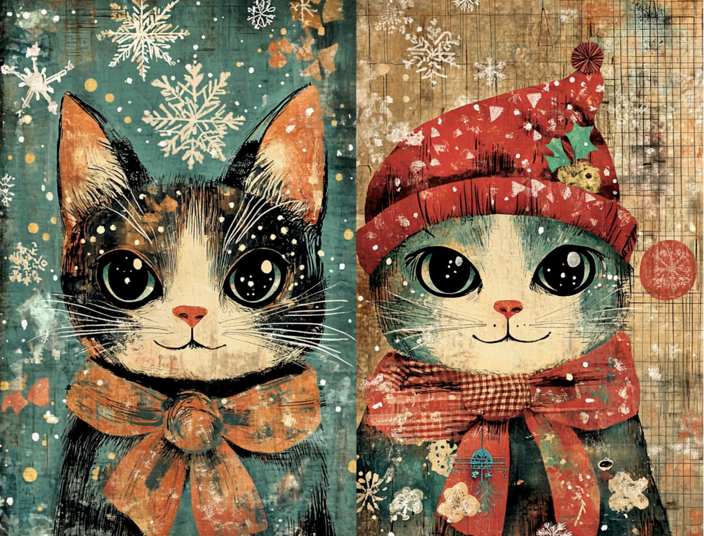 Decoupage Rice Papers - 6 Sheets | 6 Unique Designs | Versatile Christmas Designs for Art Projects & Crafting by CRAFT KREATIVELY