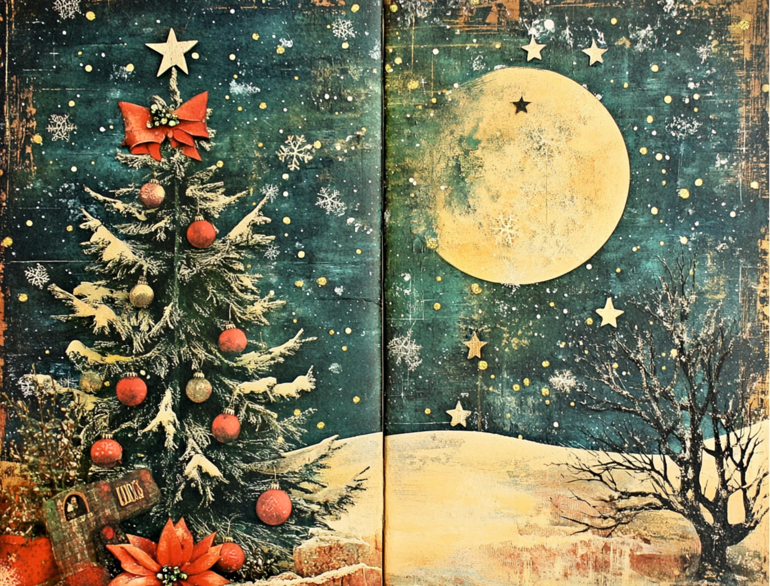 Decoupage Rice Papers - 6 Sheets | 6 Unique Designs | Versatile Christmas Designs for Art Projects & Crafting by CRAFT KREATIVELY