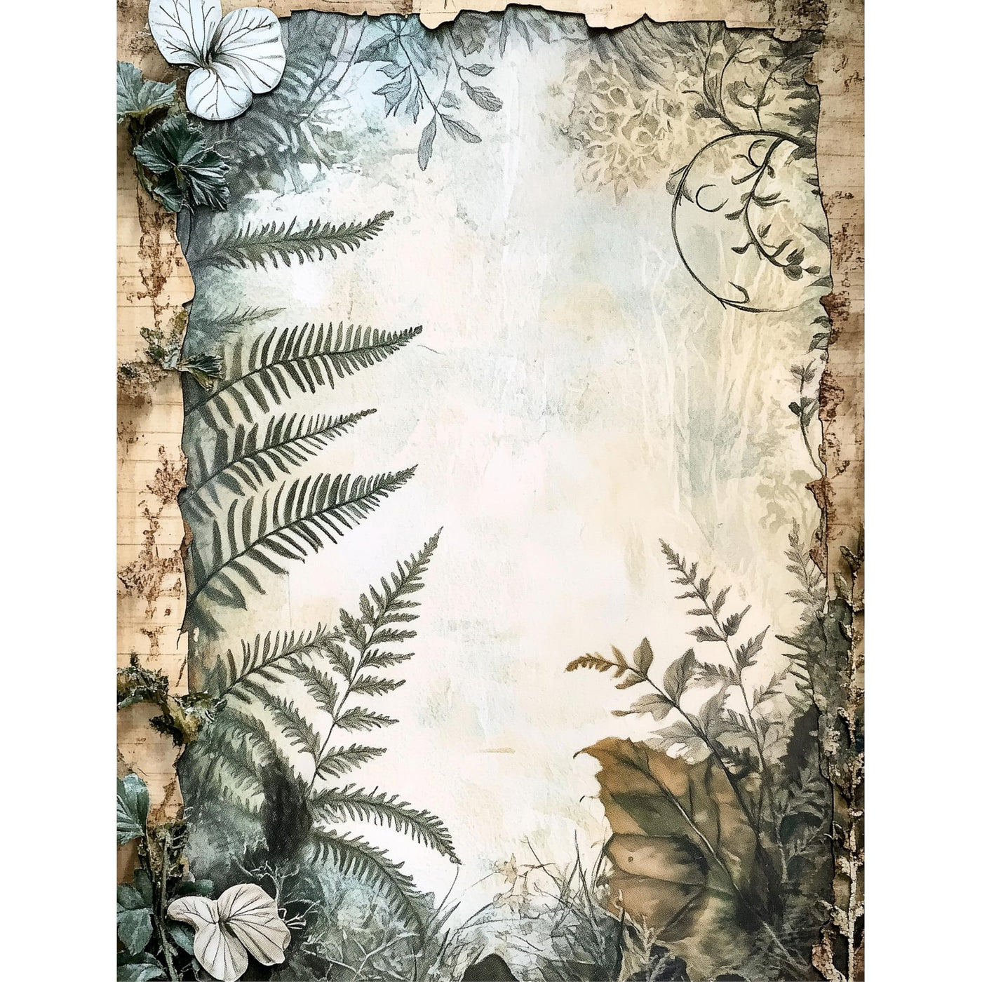 Botanical Rice Papers – Decoupage Paper Design for Furniture, Mixed Media, Cards & Crafts, Decoupage by CRAFT KREATIVELY