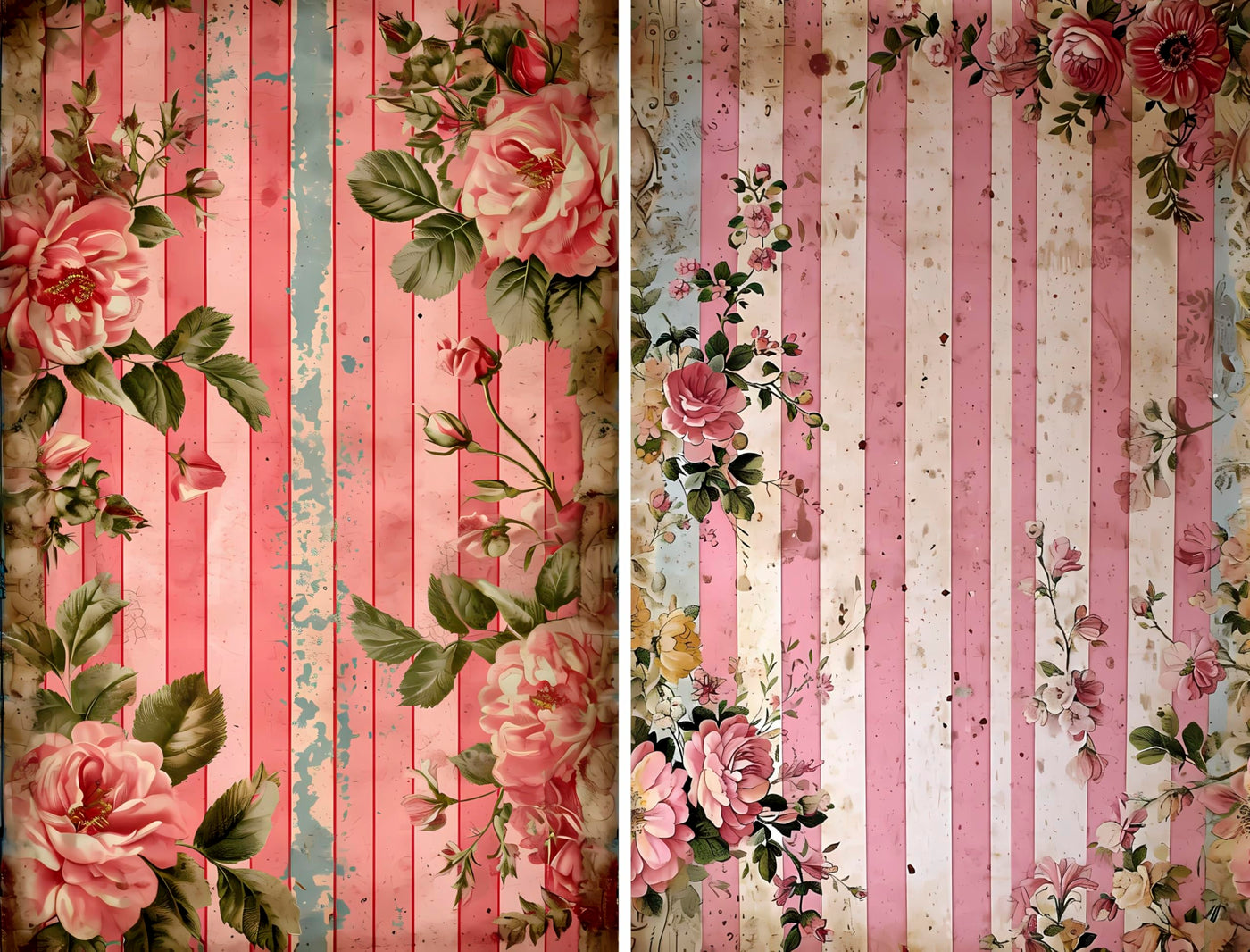 Decoupage Rice Papers - 6 Pieces | 6 Unique Designs | Versatile Decoupage Designs for Art Projects & Crafting by CRAFT KREATIVELY