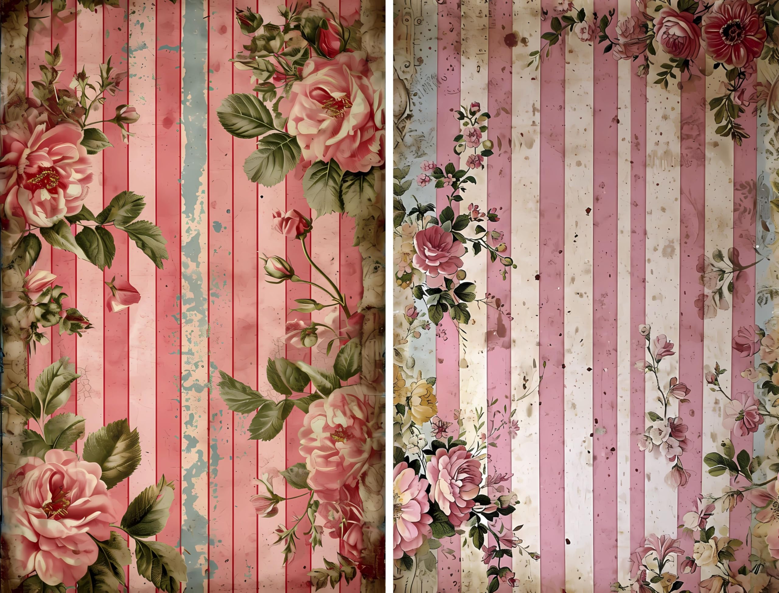Decoupage Rice Papers - 6 Pieces | 6 Unique Designs | Versatile Decoupage Designs for Art Projects & Crafting by CRAFT KREATIVELY