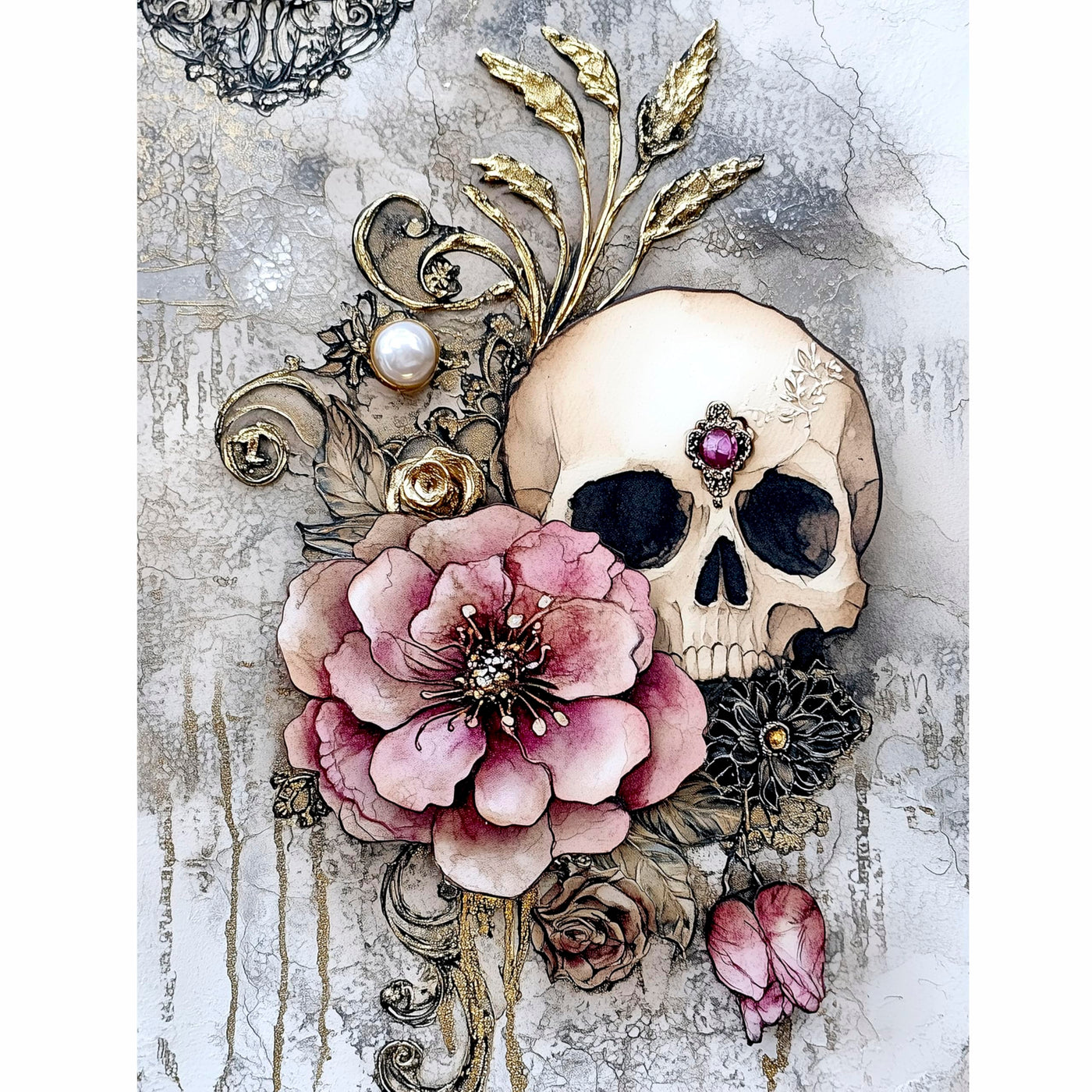 Decoupage Rice Paper, 20 x 26.5cm (6 Sheets) – 6x Decoupage Papers for Collage, Mixed Media, Card Making & Crafts, Decoupage by CRAFT KREATIVELY
