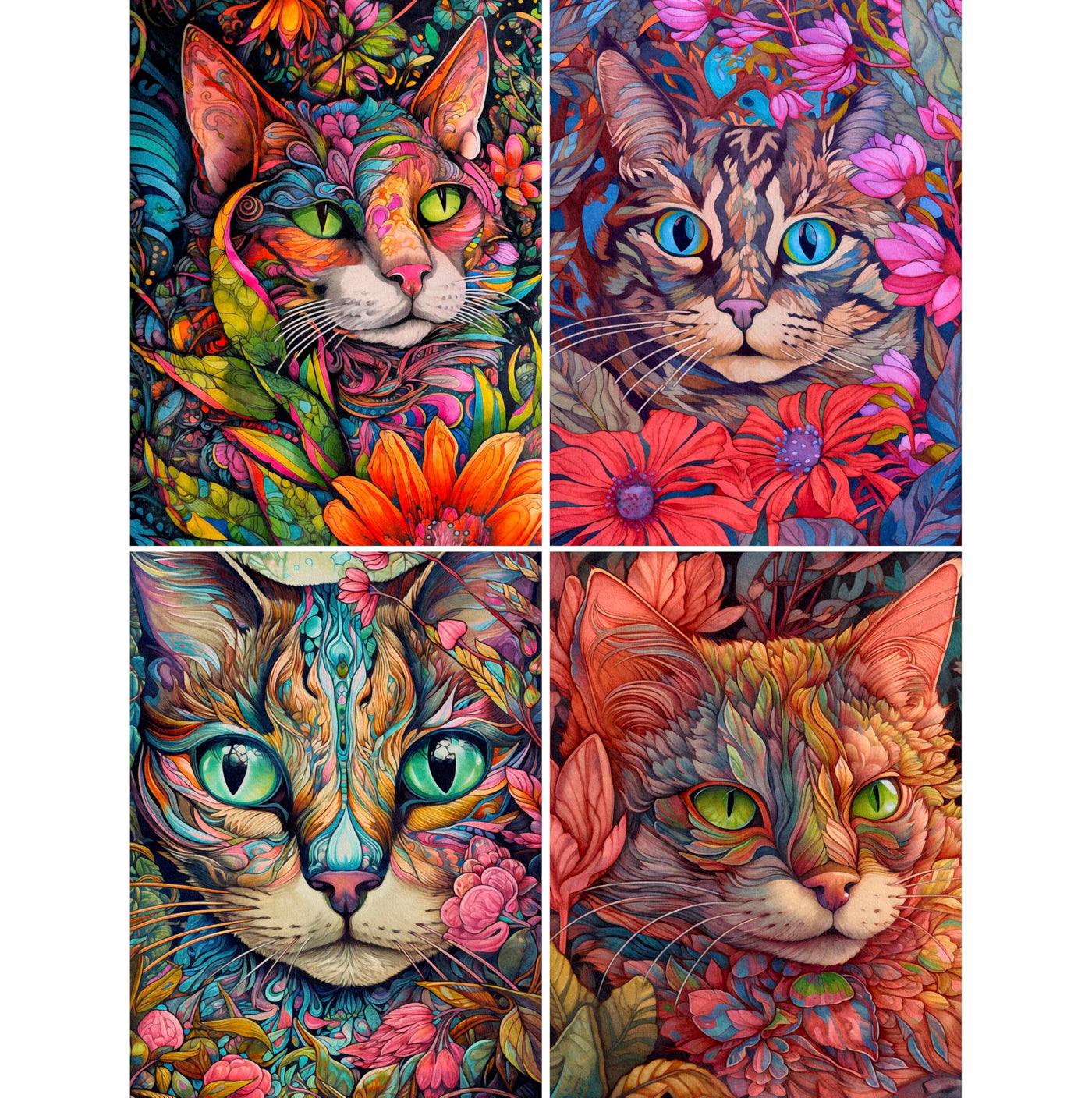 Decoupage Rice Paper, 20 x 26.5cm (6 Sheets) – 6x Decoupage Papers for Collage, Mixed Media, Card Making & Crafts, Decoupage by CRAFT KREATIVELY