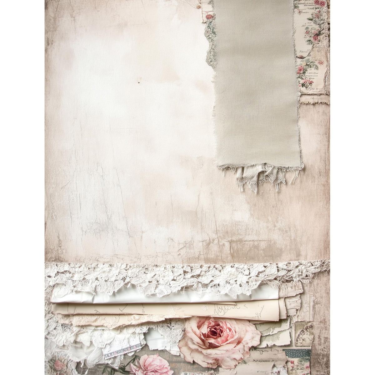 Sewing Rice Papers – Decoupage Paper Design for Furniture, Mixed Media, Cards & Crafts, Decoupage by CRAFT KREATIVELY
