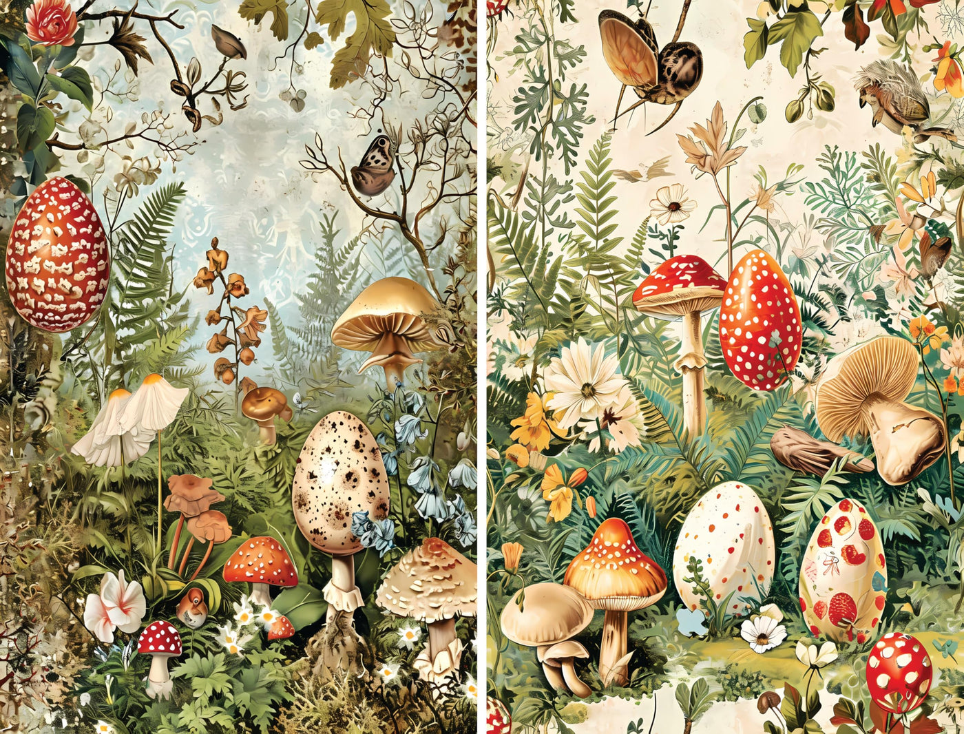 Decoupage Rice Papers - 6 Pieces | 12 Unique Designs | Versatile Decoupage Designs for Art Projects & Crafting by CRAFT KREATIVELY