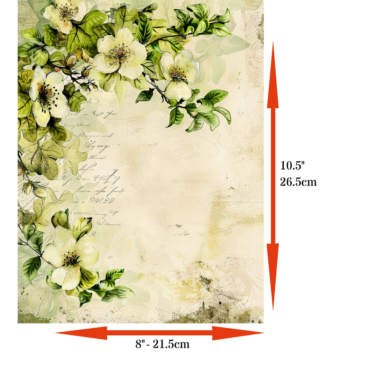 Vintage Rice Papers, 8 x 10.5 inch (A4) - 6 Pieces | 6 Unique Designs | Versatile Decoupage Designs for Art Projects & Crafting by CRAFT KREATIVELY