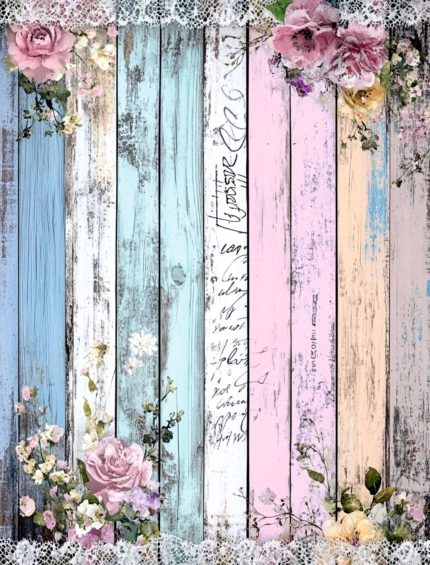 Decoupage Rice Paper, 20 x 26.5cm(6 Sheets) – 6x Decoupage Papers for Collage, Mixed Media, Card Making & Crafts, Decoupage by CRAFT KREATIVELY