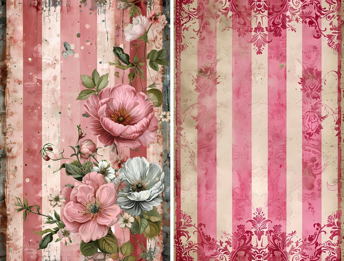 Decoupage Rice Papers - 6 Pieces | 6 Unique Designs | Versatile Decoupage Designs for Art Projects & Crafting by CRAFT KREATIVELY