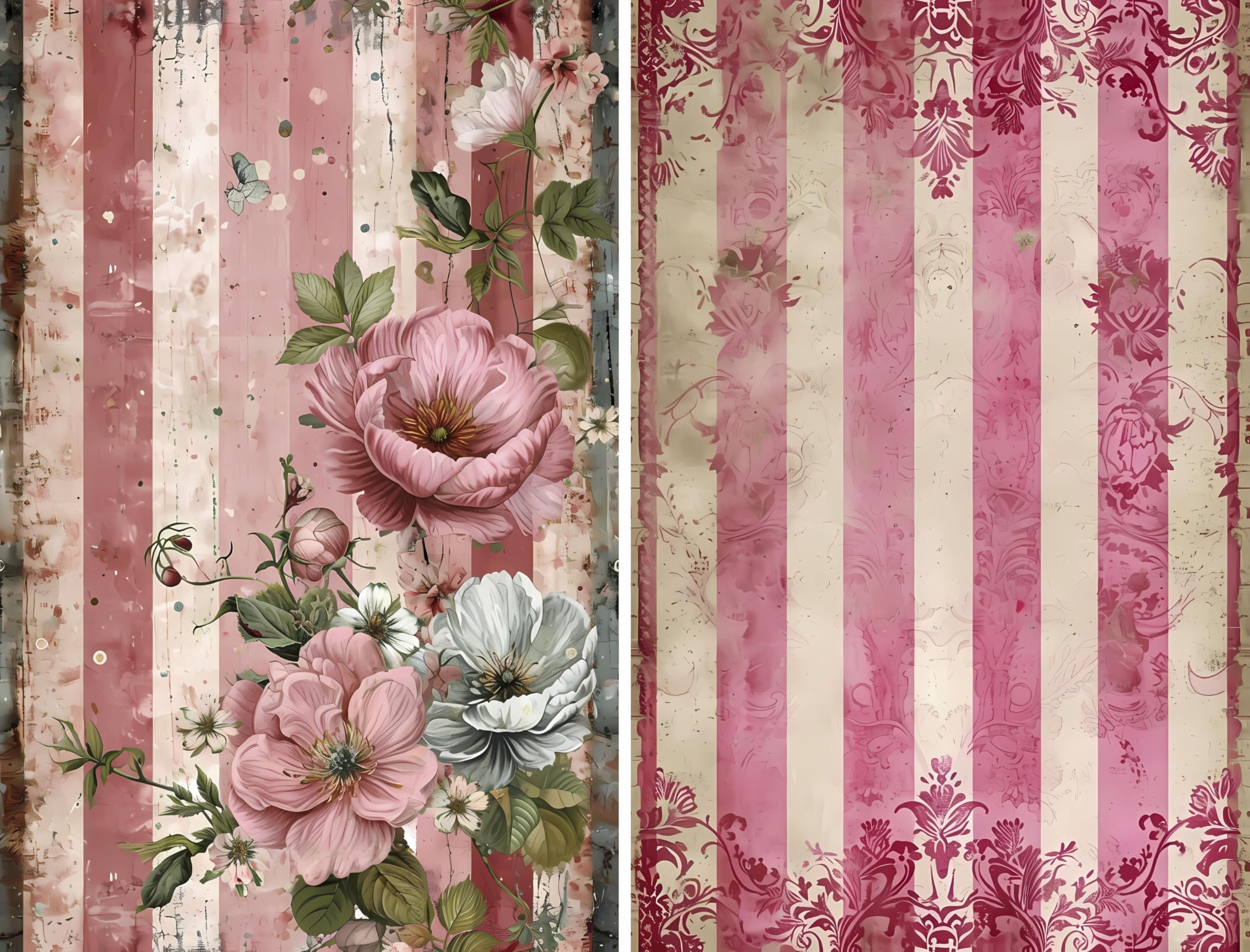 Decoupage Rice Papers - 6 Pieces | 6 Unique Designs | Versatile Decoupage Designs for Art Projects & Crafting by CRAFT KREATIVELY