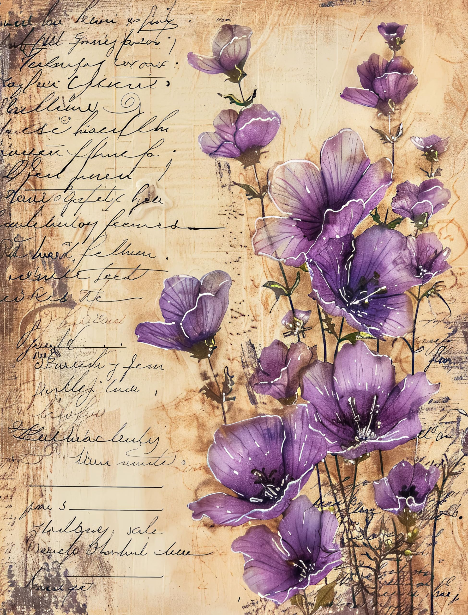Decoupage Rice Papers - 6 Pieces | 6 Unique Designs | Versatile Decoupage Designs for Art Projects & Crafting by CRAFT KREATIVELY