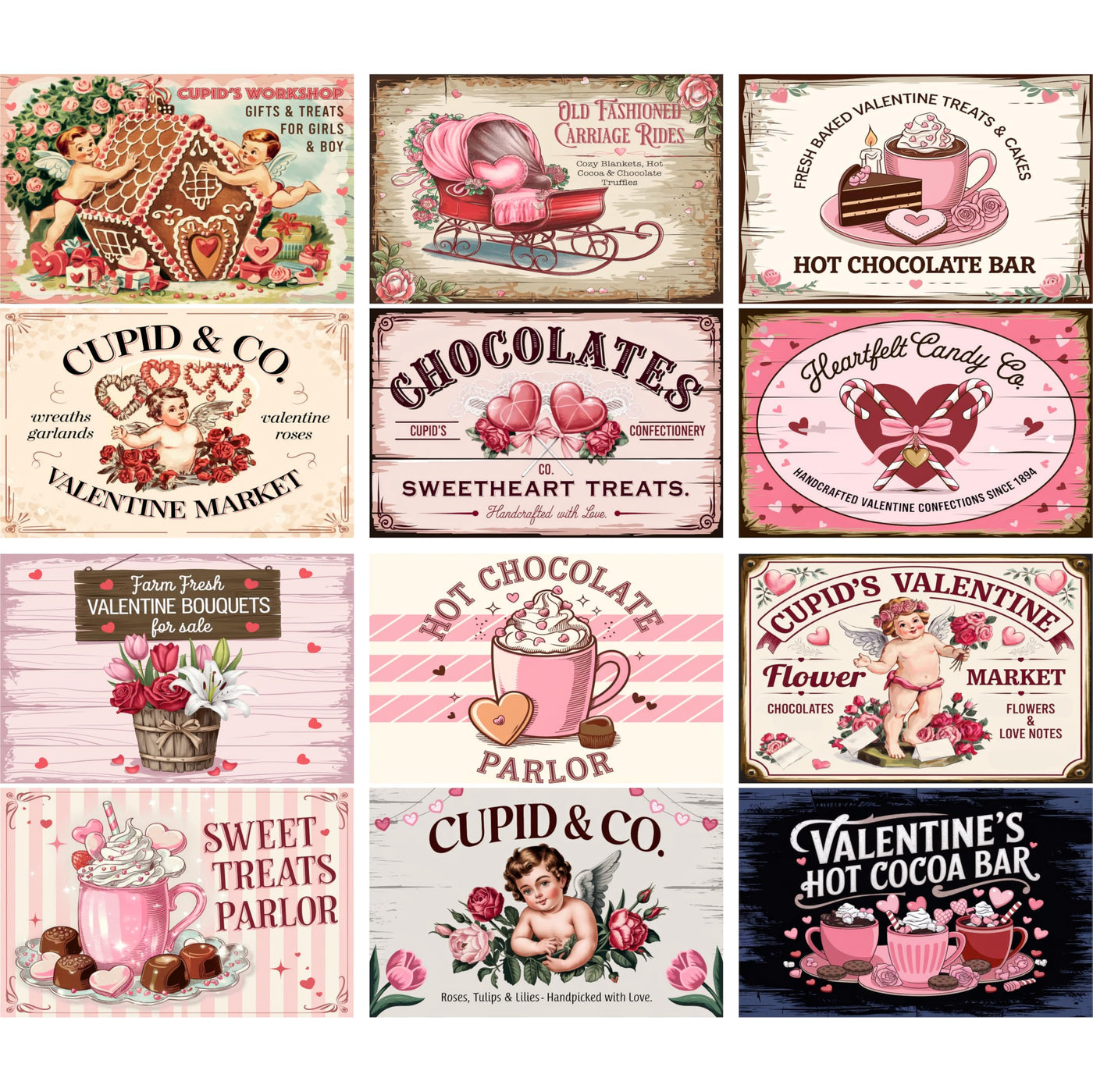 Decoupage Rice Papers - 6 Pieces | 6 Unique Designs | Versatile Decoupage Designs for Art Projects & Crafting by CRAFT KREATIVELY