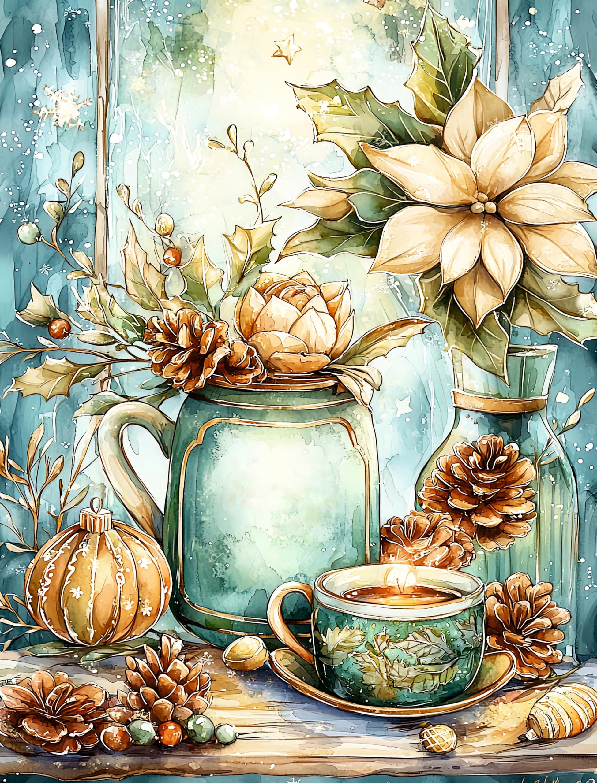Decoupage Rice Papers - 4 Sheets | 32 Pieces | 8 Unique Designs | Versatile Designs for Art Projects & Crafting by CRAFT KREATIVELY