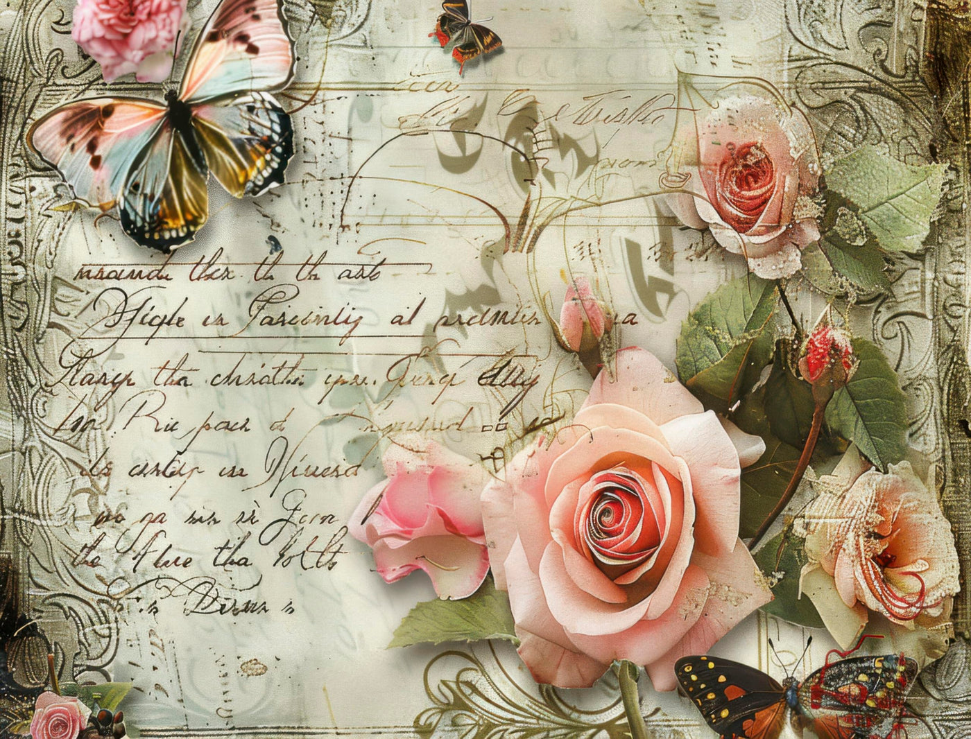 Decoupage Rice Papers - 6 Pieces | 6 Unique Designs | Versatile Decoupage Designs for Art Projects & Crafting by CRAFT KREATIVELY