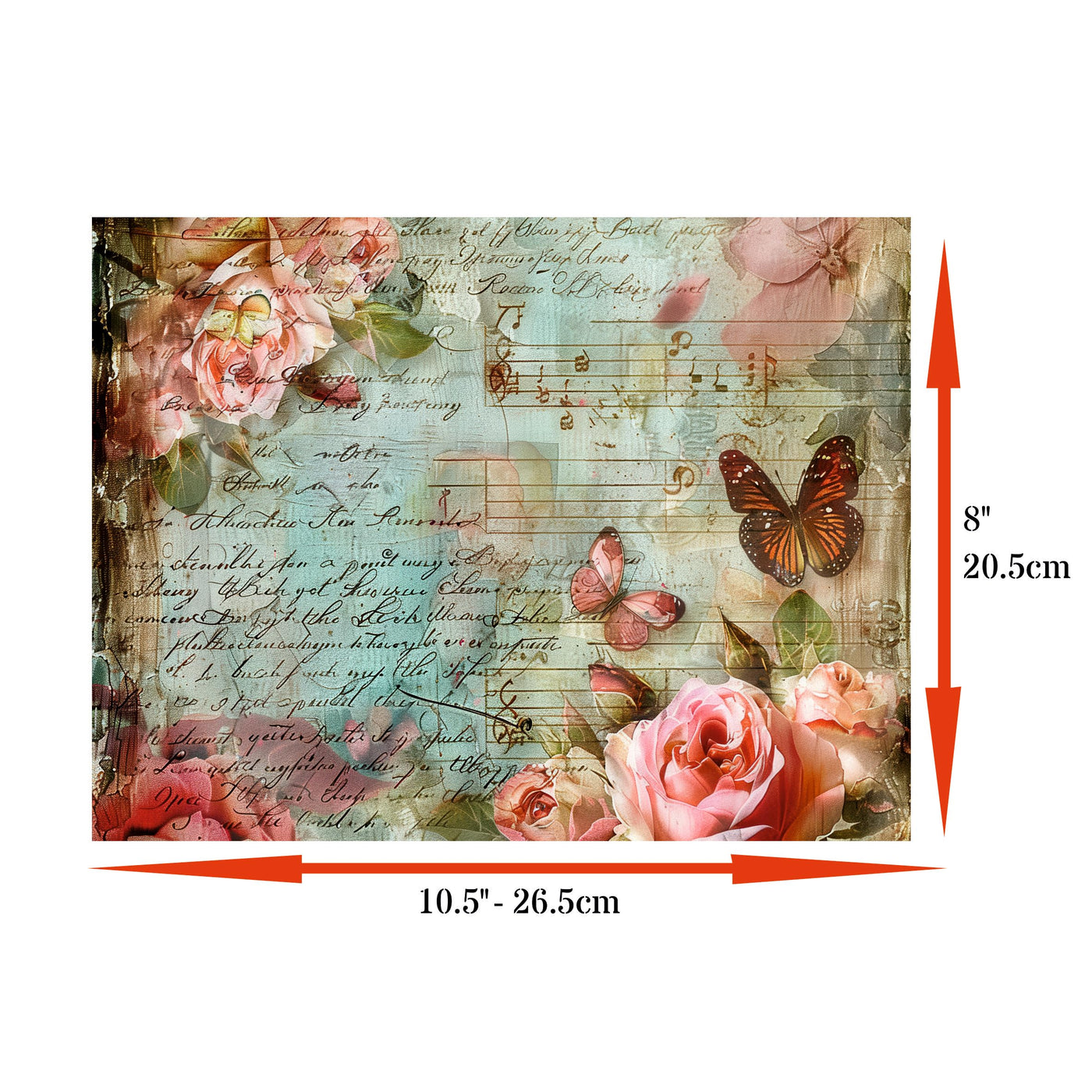 Decoupage Rice Papers - 6 Pieces | 6 Unique Designs | Versatile Decoupage Designs for Art Projects & Crafting by CRAFT KREATIVELY