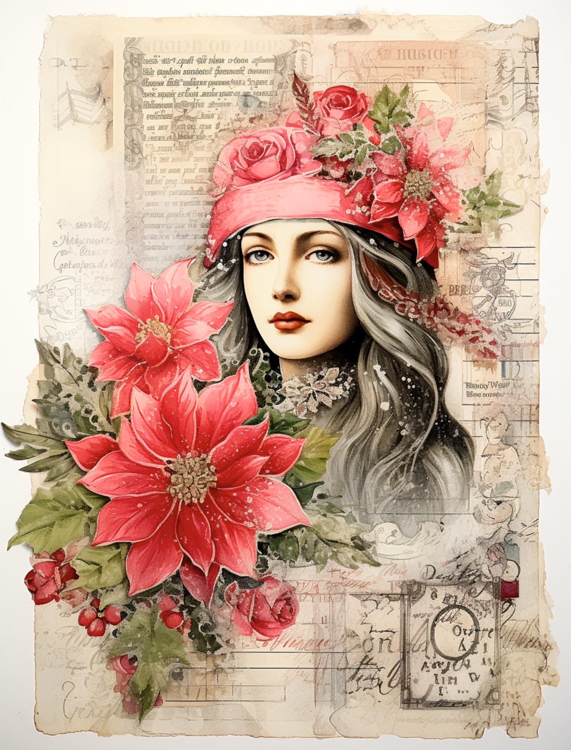 Decoupage Rice Papers - 4 Sheets | 32 Pieces | 8 Unique Designs | Versatile Designs for Art Projects & Crafting by CRAFT KREATIVELY