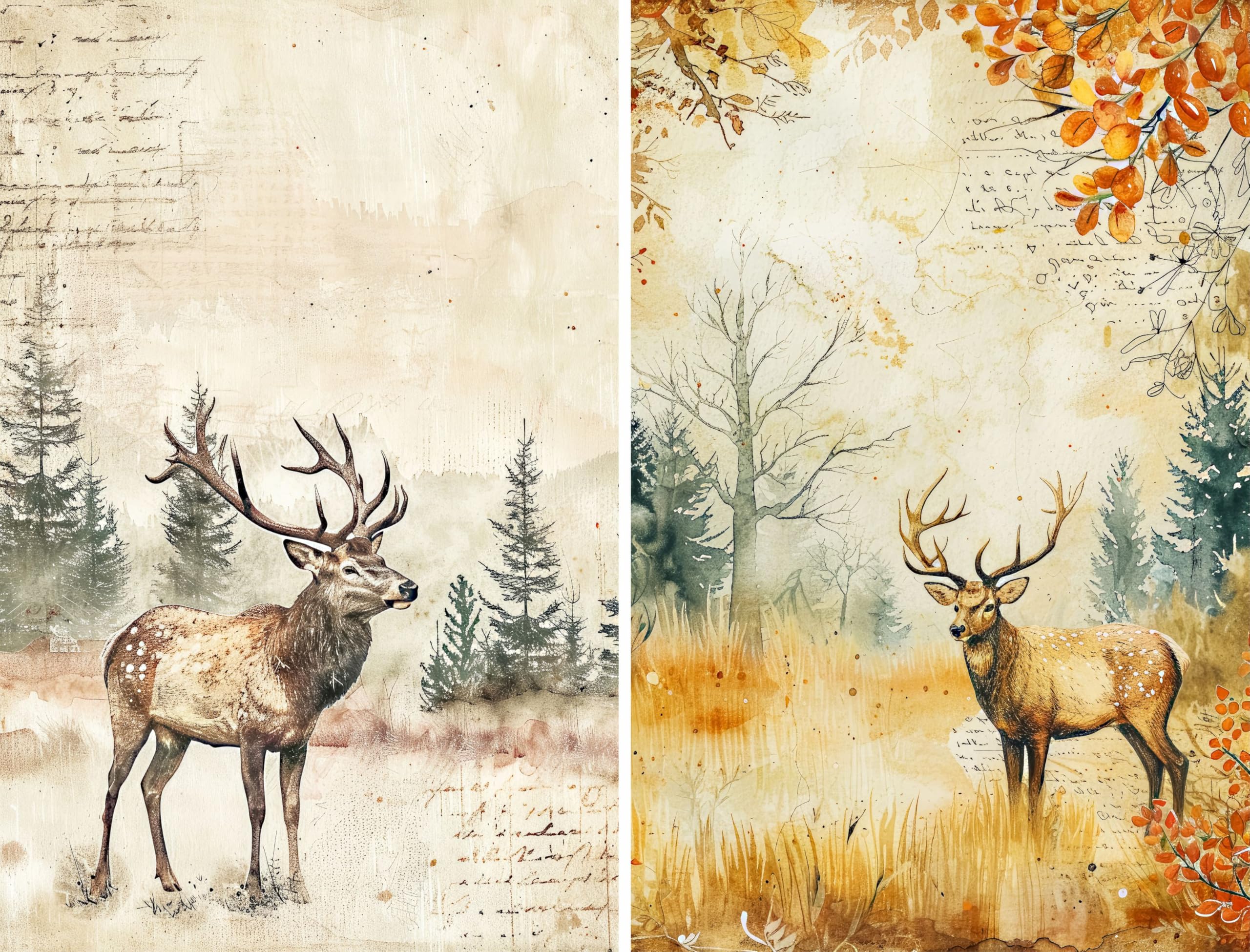 Animal Rice Papers – Decoupage Paper 6x Designs for Collage, Mixed Media, Card Making & Crafts, Decoupage by CRAFT KREATIVELY