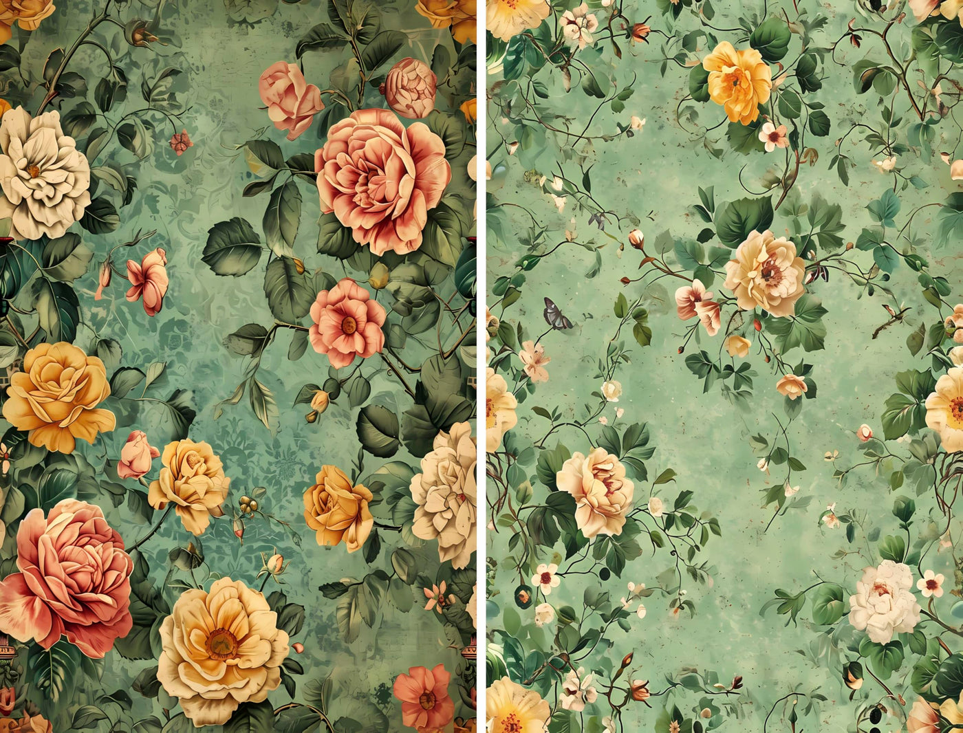 Decoupage Rice Papers - 6 Pieces | 6 Unique Designs | Versatile Decoupage Designs for Art Projects & Crafting by CRAFT KREATIVELY