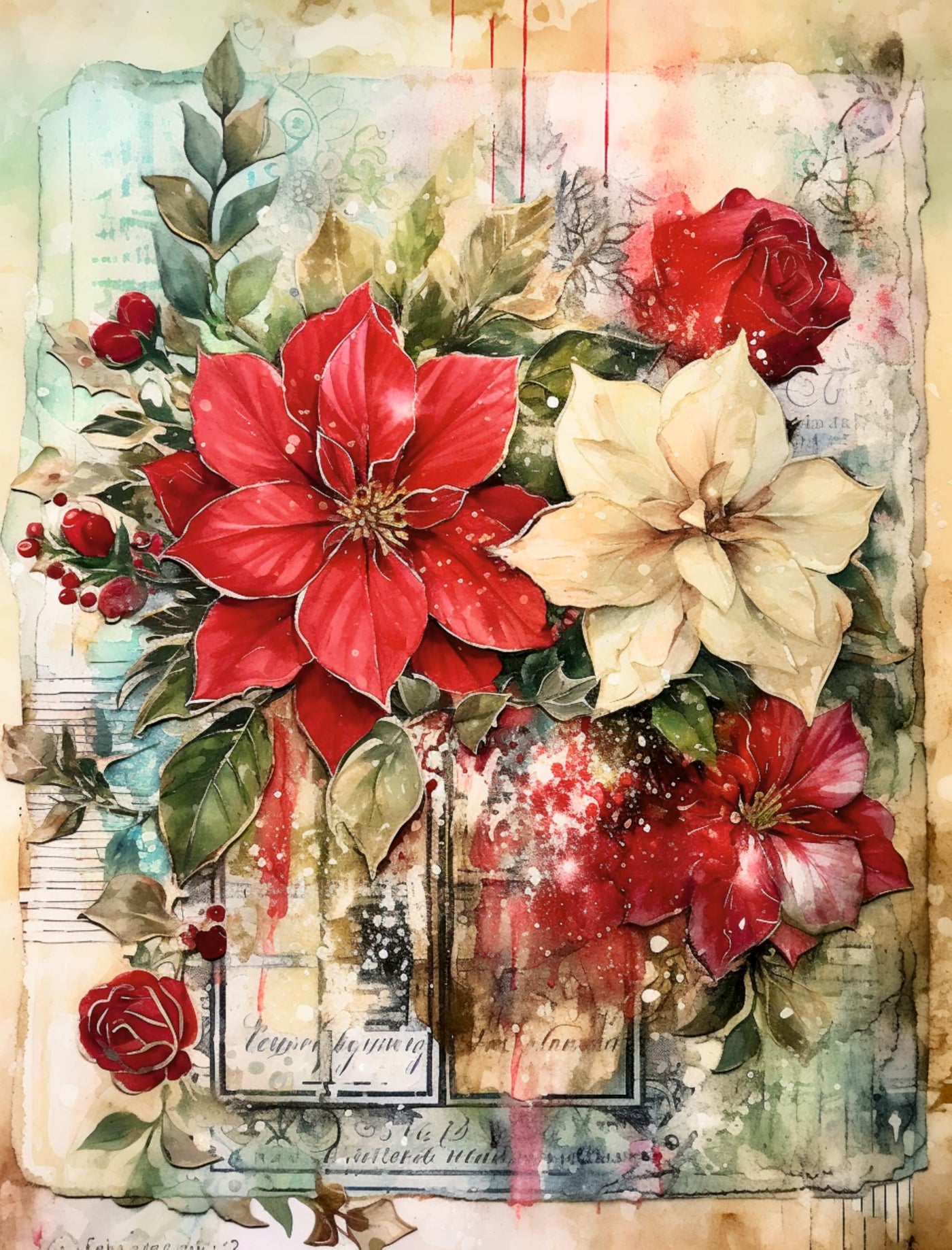 Decoupage Rice Papers - 4 Sheets | 32 Pieces | 8 Unique Designs | Versatile Designs for Art Projects & Crafting by CRAFT KREATIVELY