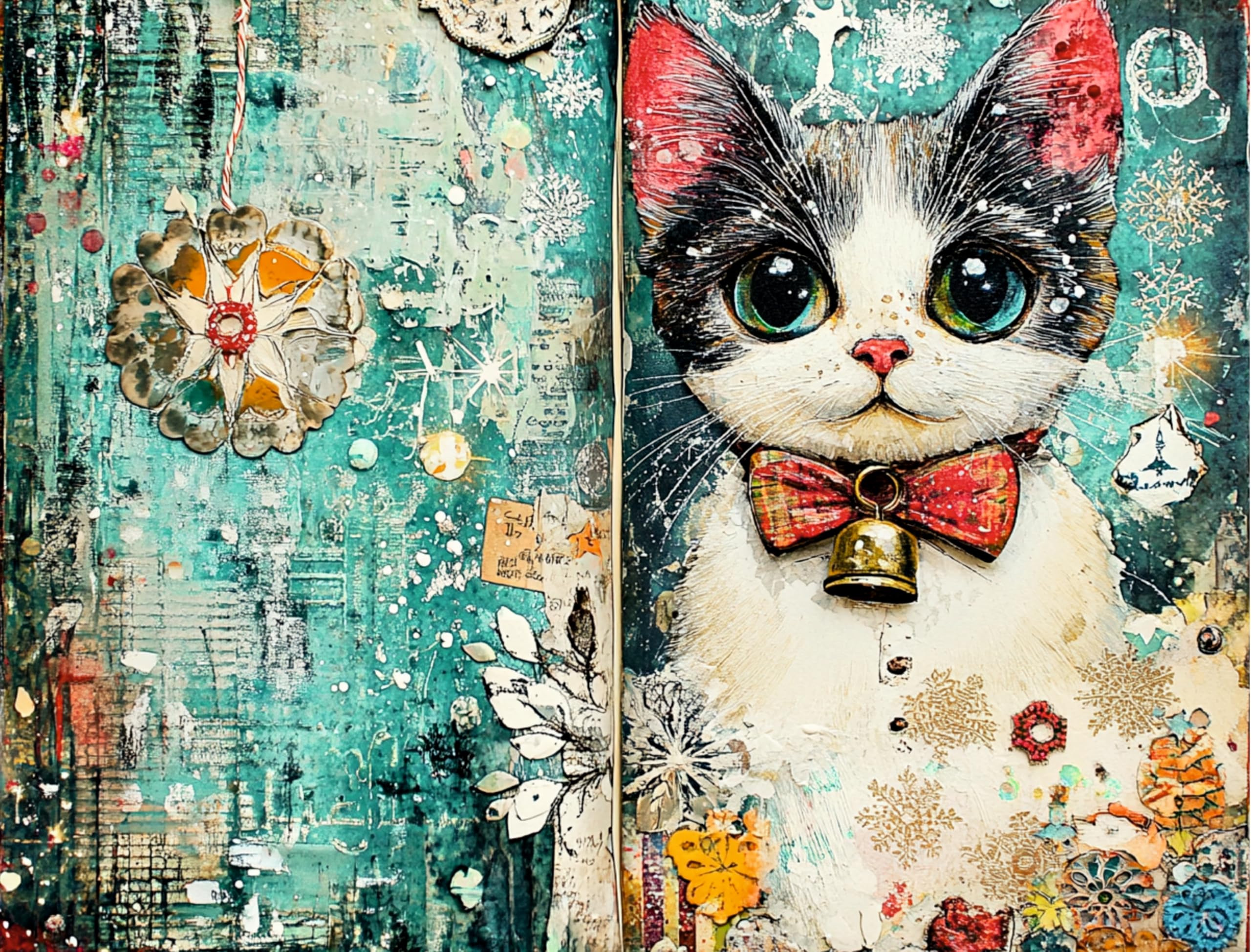 Decoupage Rice Papers - 6 Sheets | 6 Unique Designs | Versatile Christmas Designs for Art Projects & Crafting by CRAFT KREATIVELY