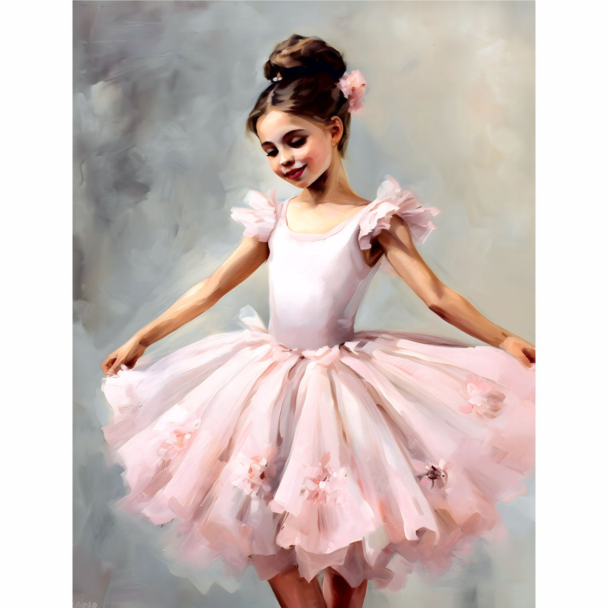 Little Ballerinas Rice Paper, 20.32 x 26.67 cm - for Decoupage Furniture Crafts