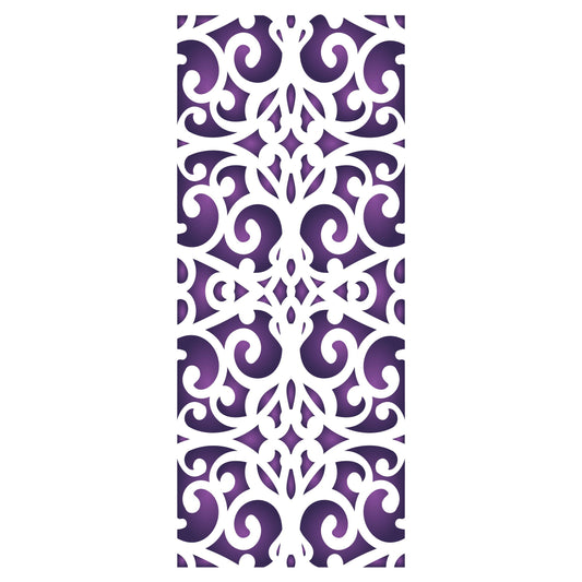 Slimline Panel Stencil, 10.16 x 22.86 cm - Screen Panel Card Making Slimline DiesCards Template